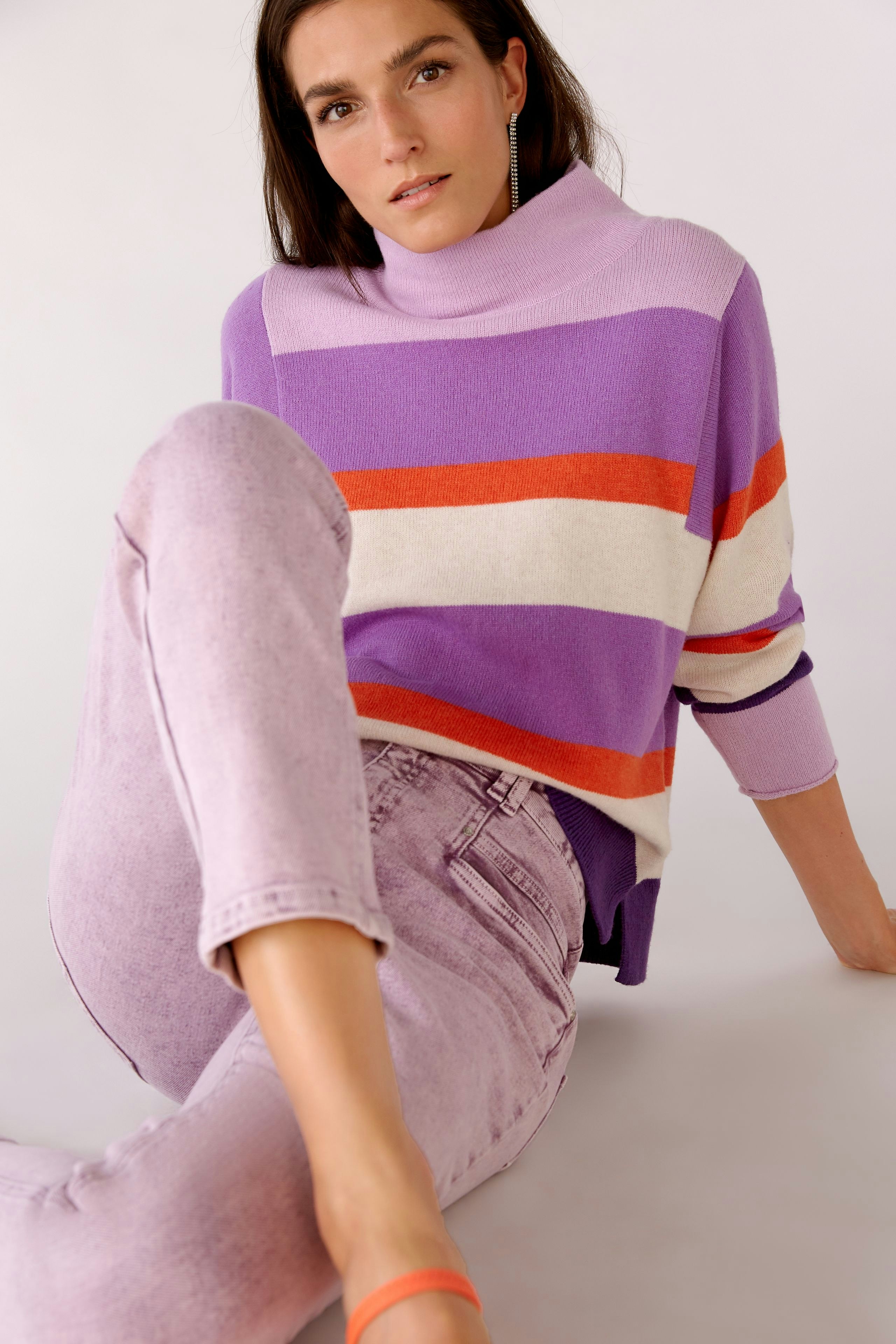 Bild 6 von Strickpullover - lilac orange in lilac orange | Oui