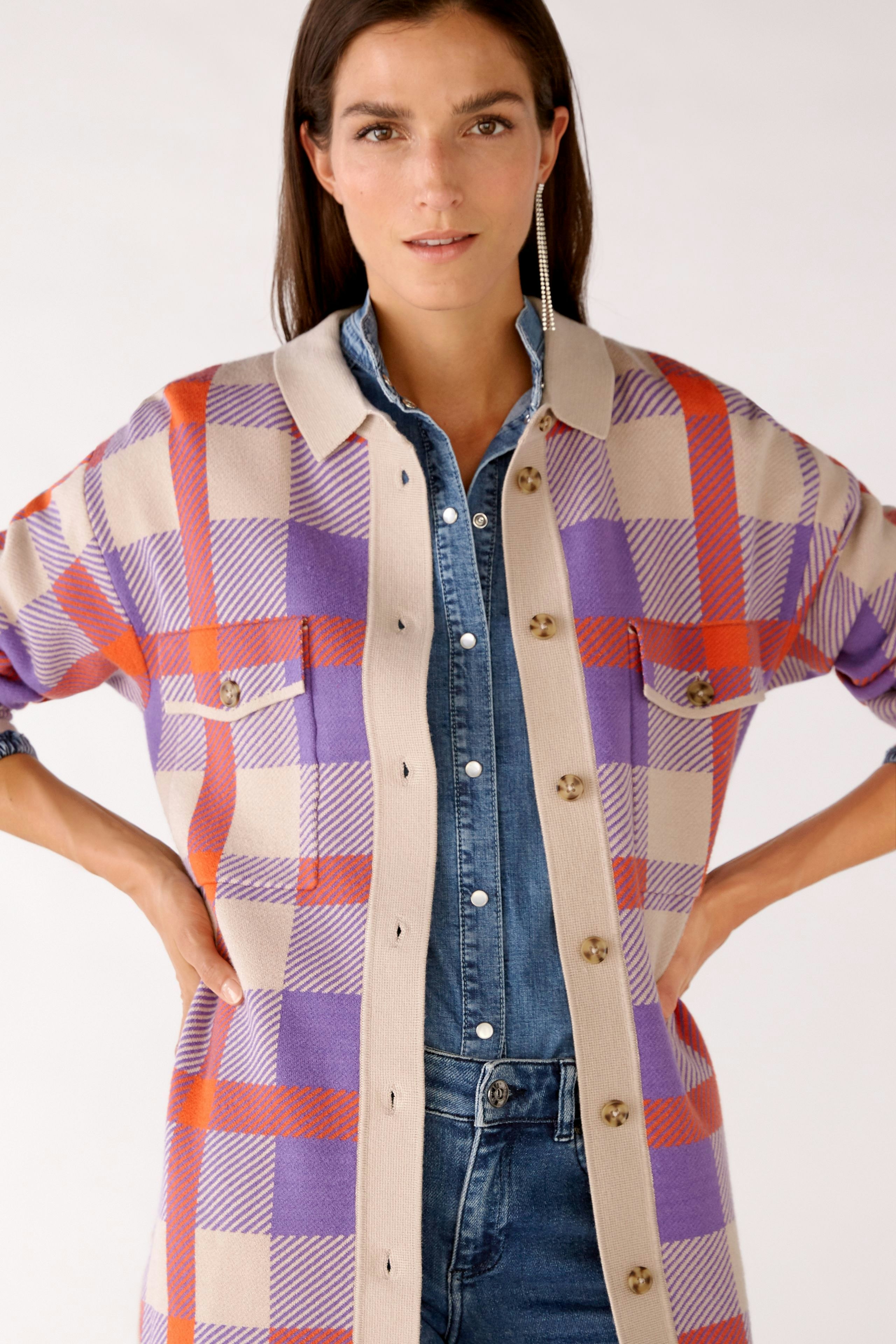 Bild 4 von Shirt jacket - lilac orange in lilac orange | Oui
