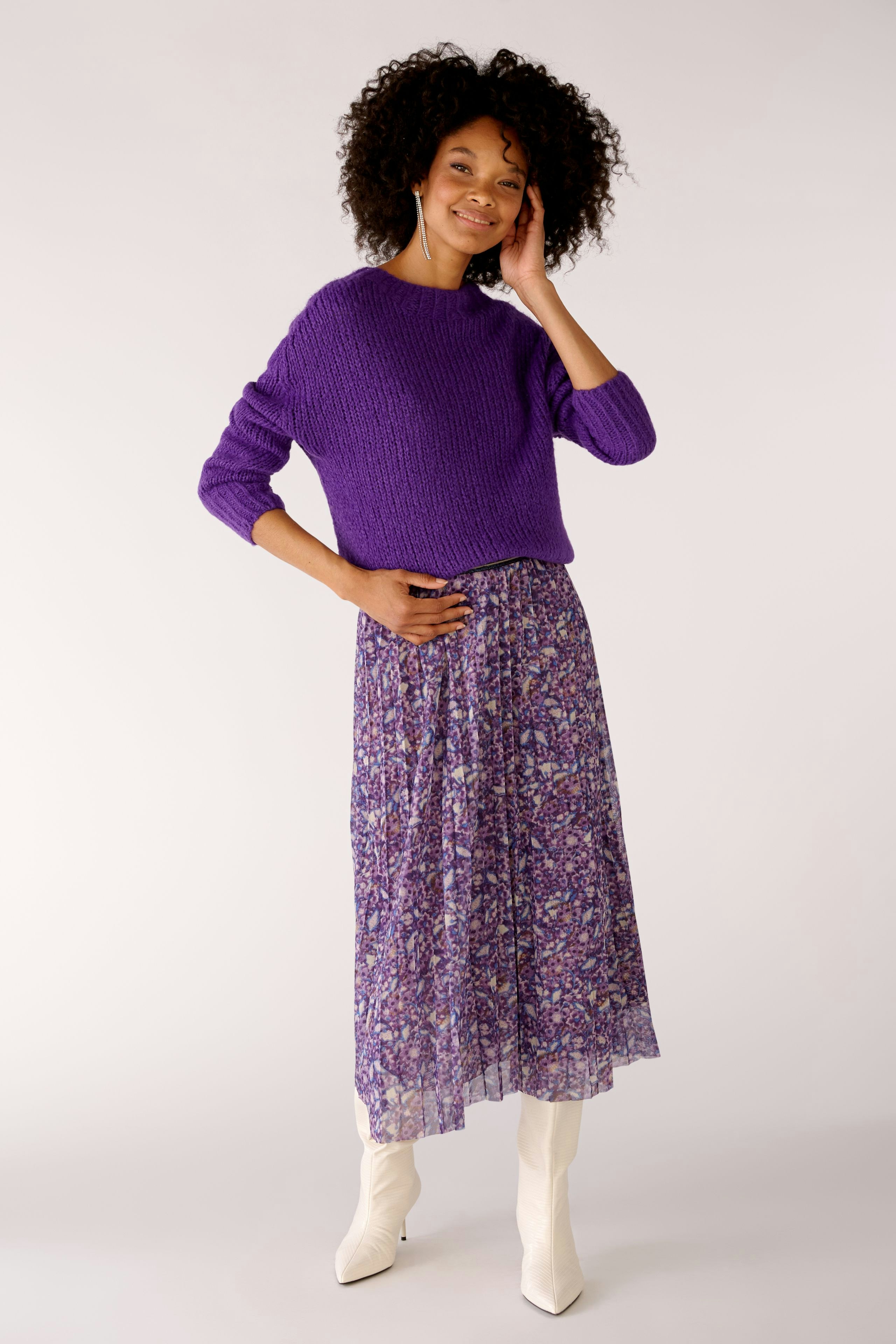 Bild 1 von Plisseerock - violett violett in violett violett | Oui