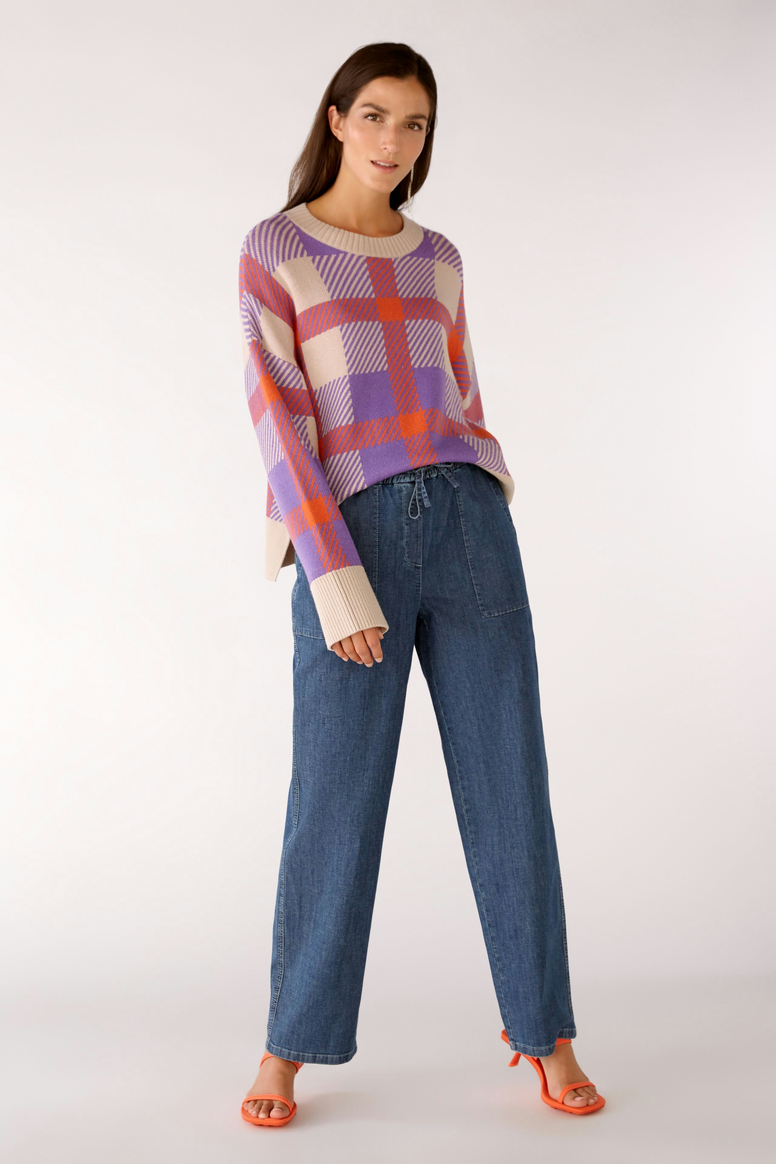 Bild 2 von Strickpullover - lilac orange in lilac orange | Oui
