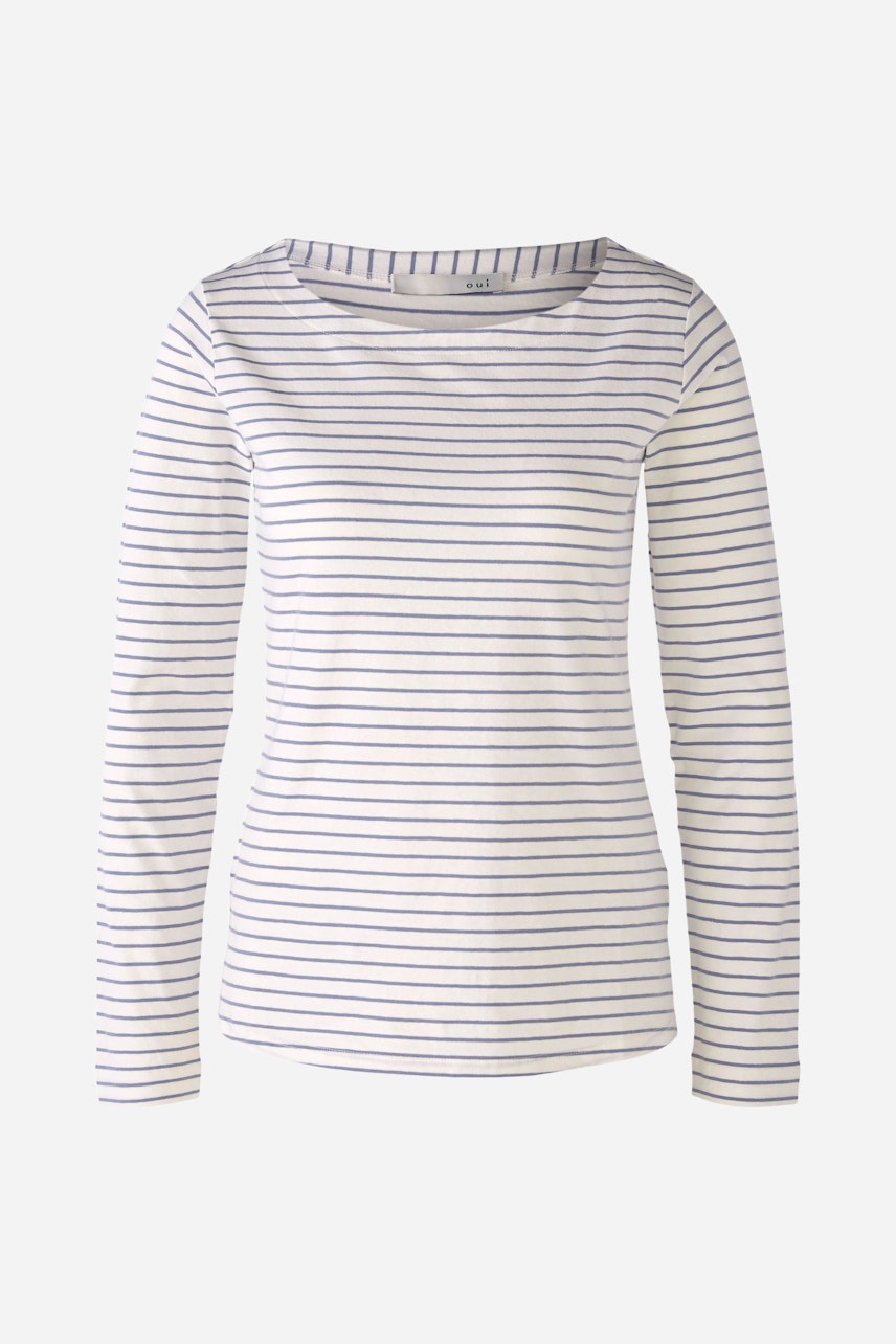 Bild 6 von Langarmshirt - white blue in white blue | Oui