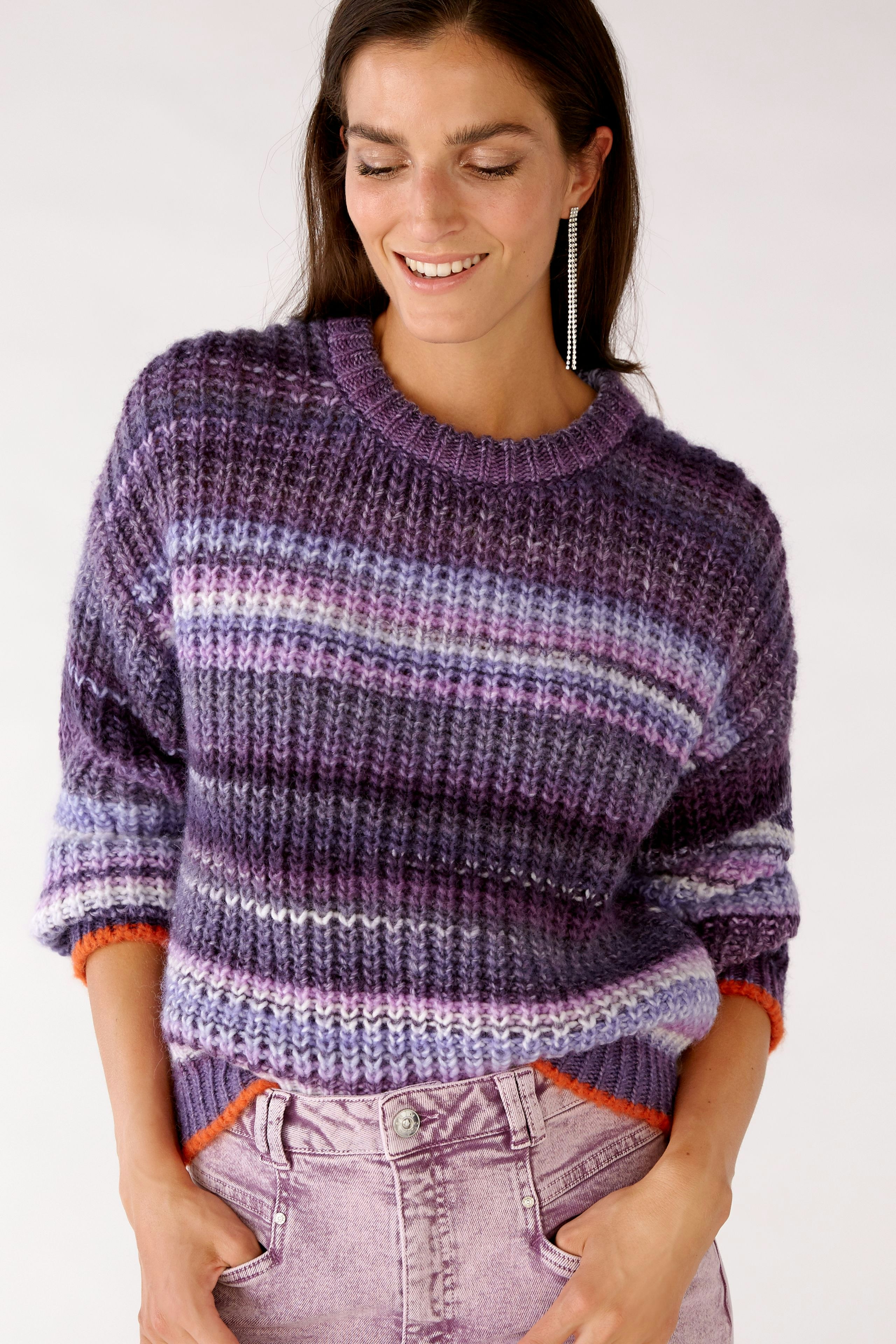 Bild 4 von Knitted Pullover - lilac violett in lilac violett | Oui