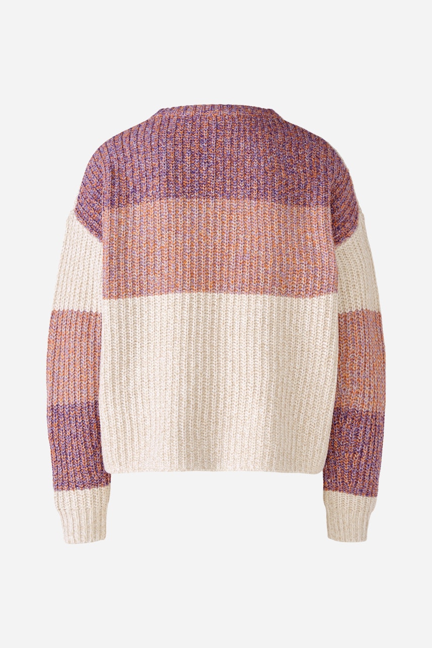 Bild 8 von Knitted pullover - lilac white in lilac white | Oui