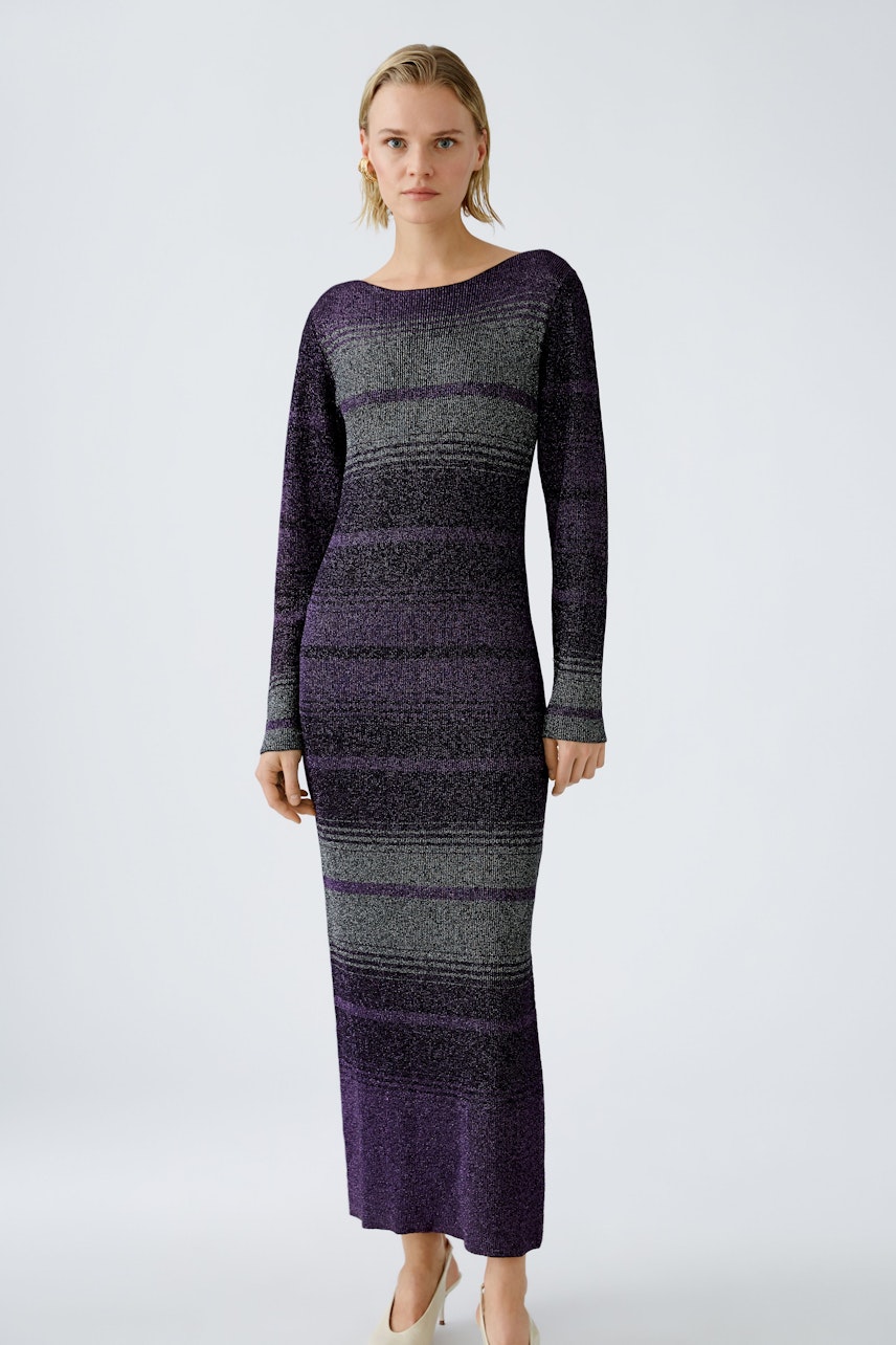 Bild 2 von Knitted dress - lilac grey in lilac grey | Oui