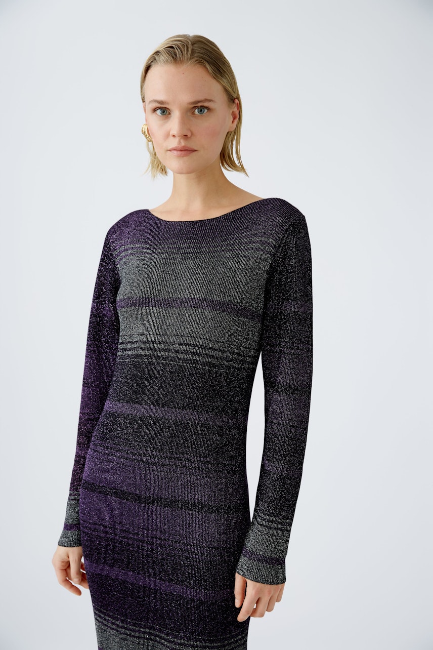 Bild 5 von Knitted dress - lilac grey in lilac grey | Oui