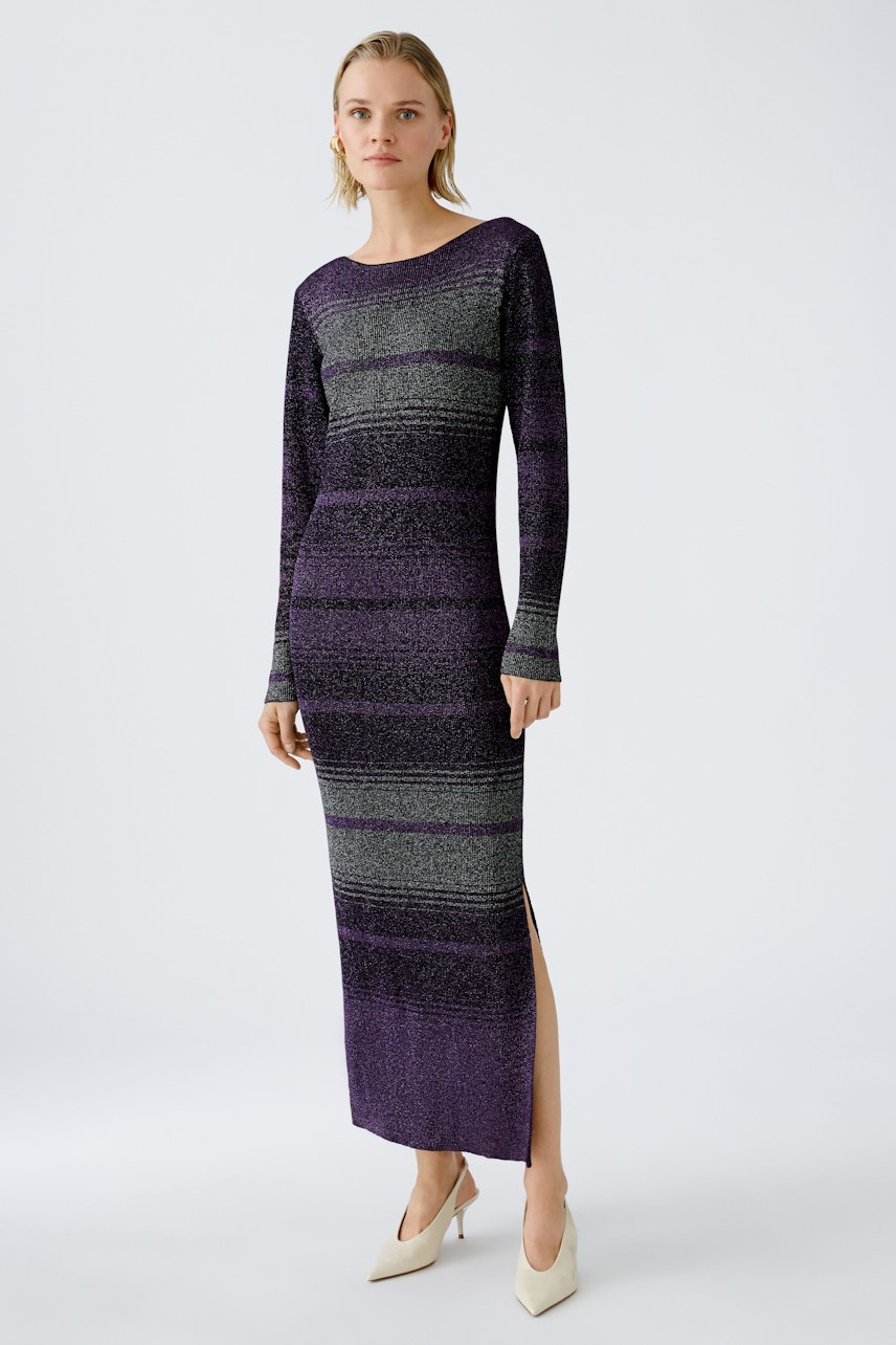 Bild 1 von Knitted dress - lilac grey in lilac grey | Oui