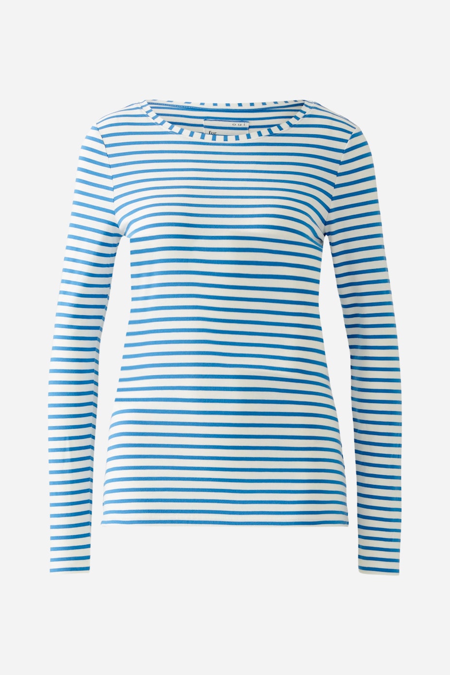 SUMIKO Long-sleeved shirt - white blue