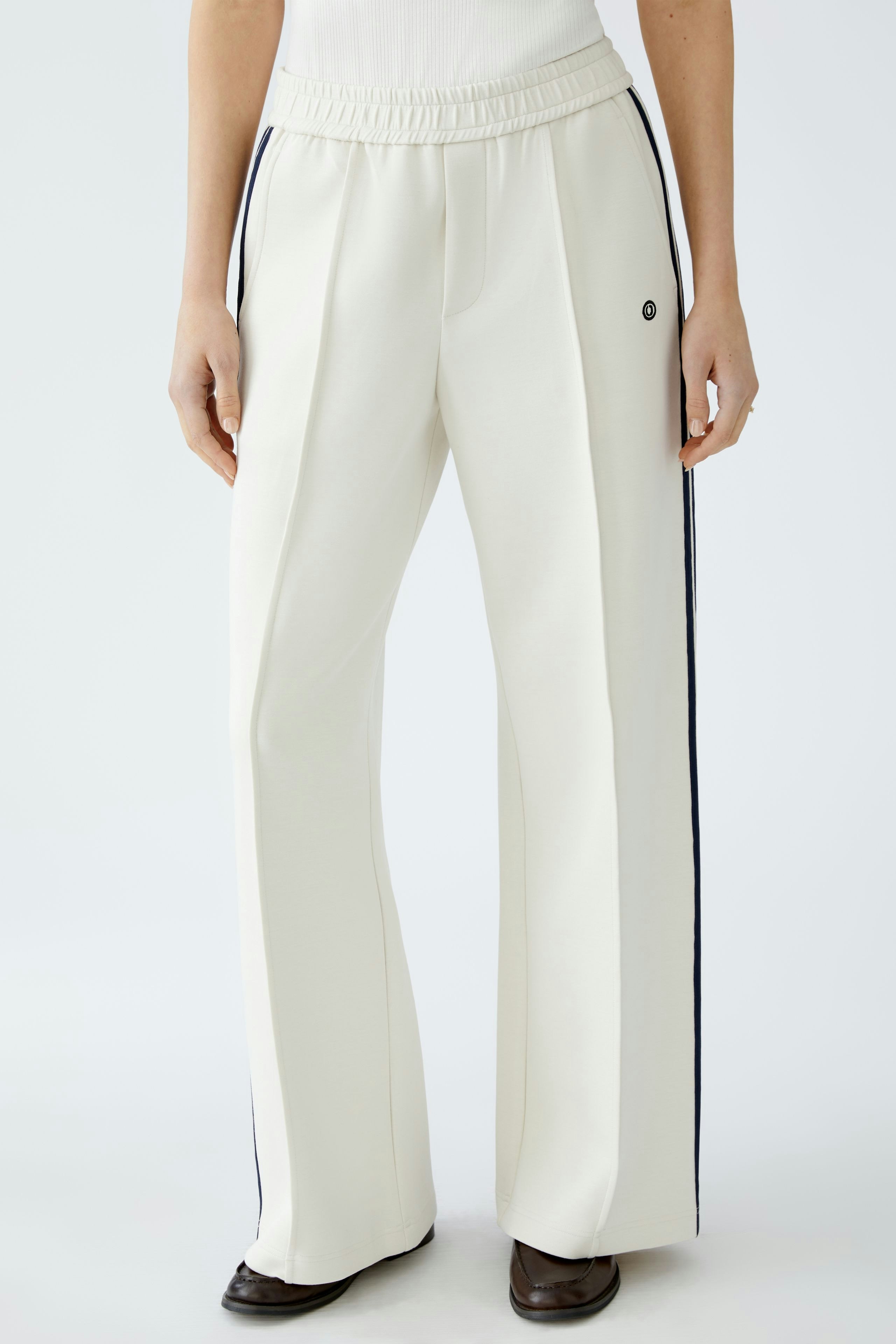 Slip-on trousers - eggnog