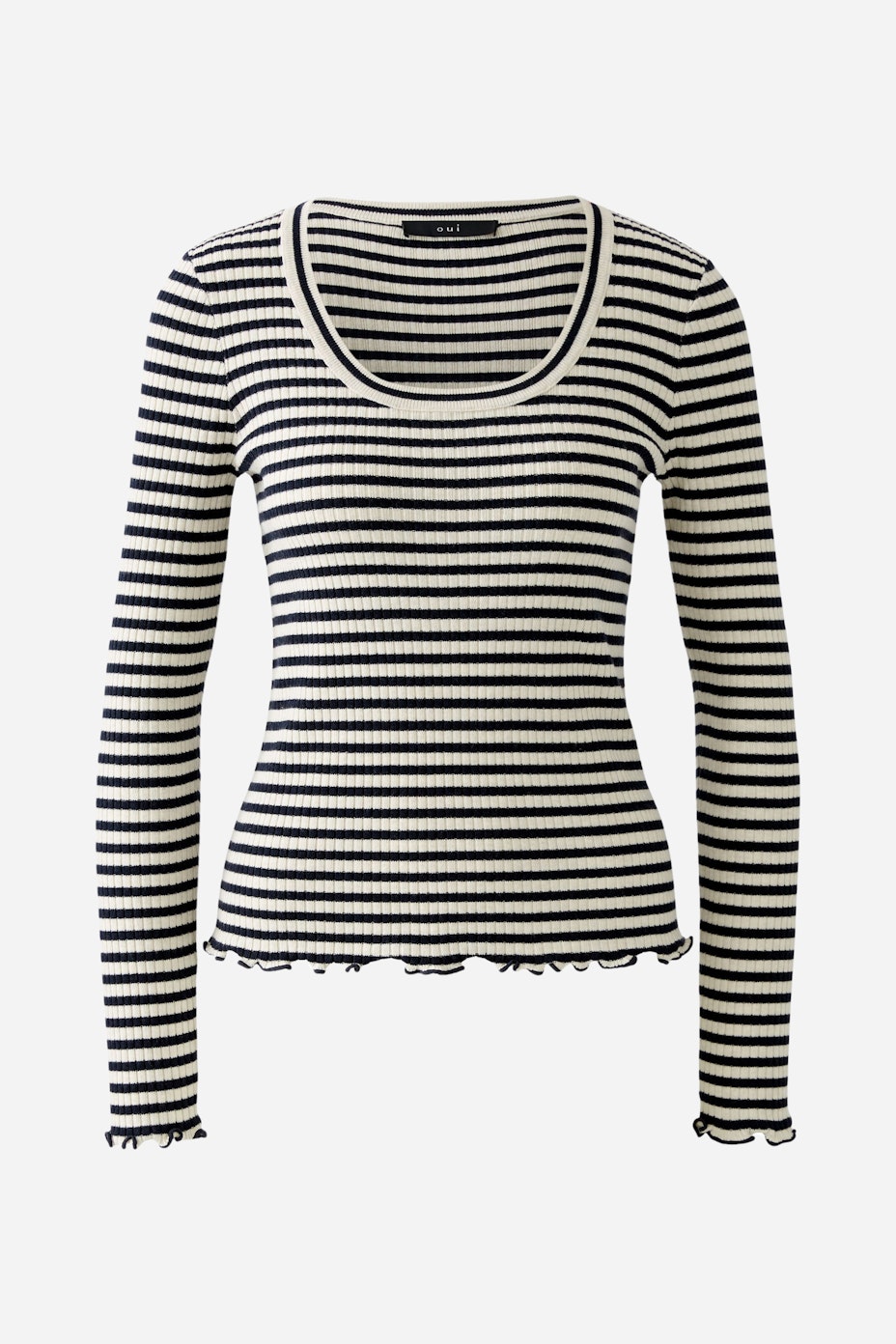 Pullover - white blue