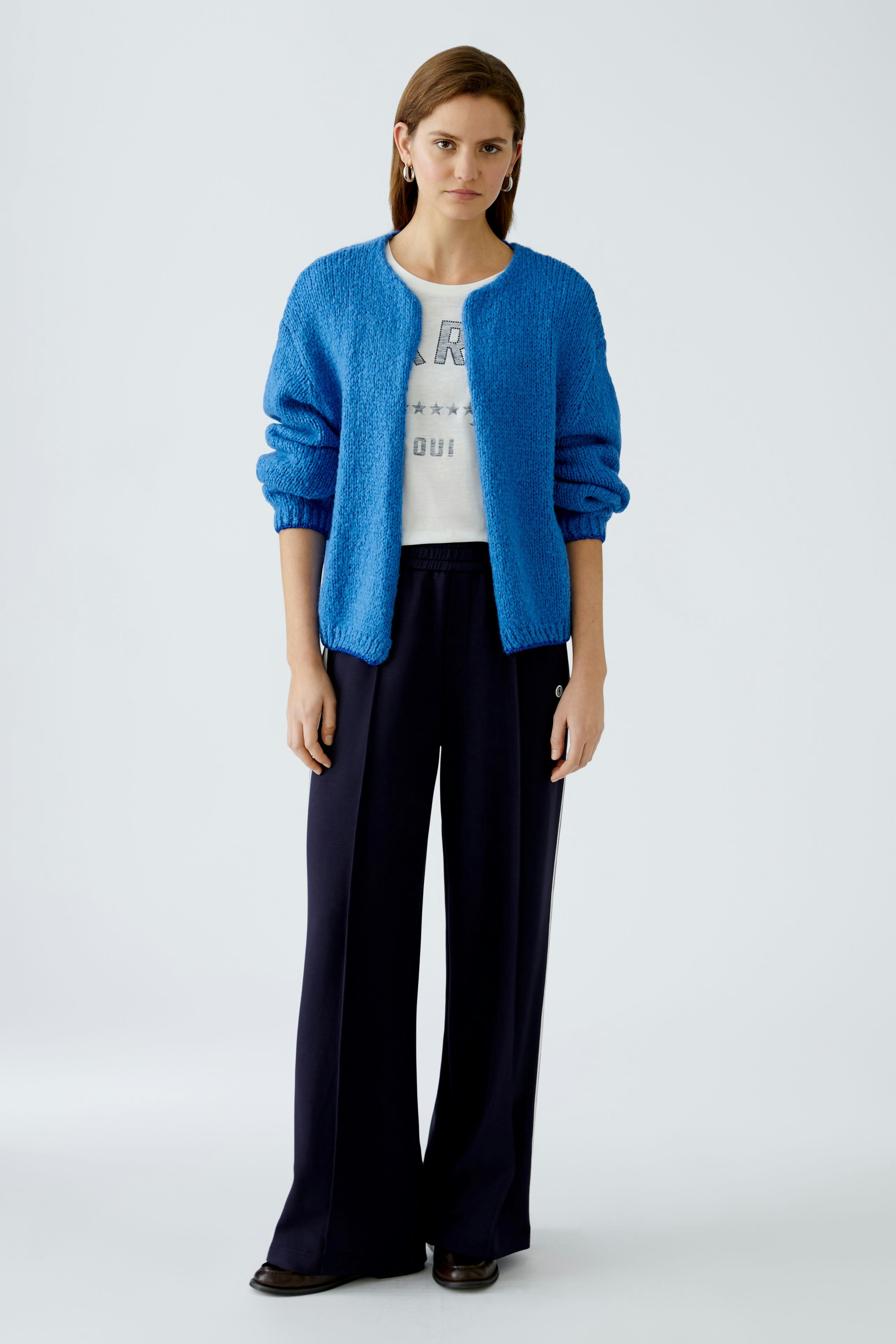 Knit jacket - radiant blue
