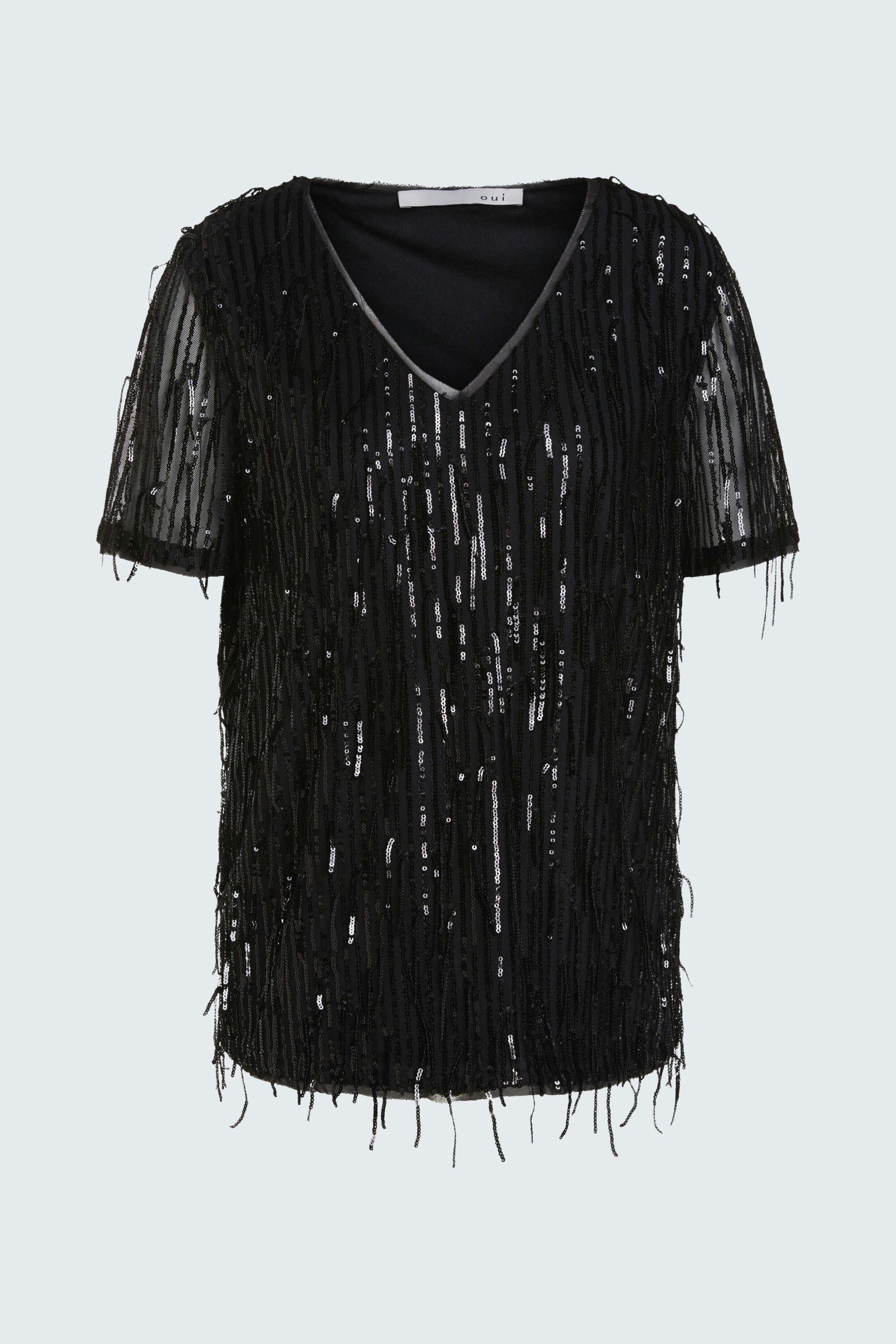 Bild 6 von T-shirt - black in black | Oui