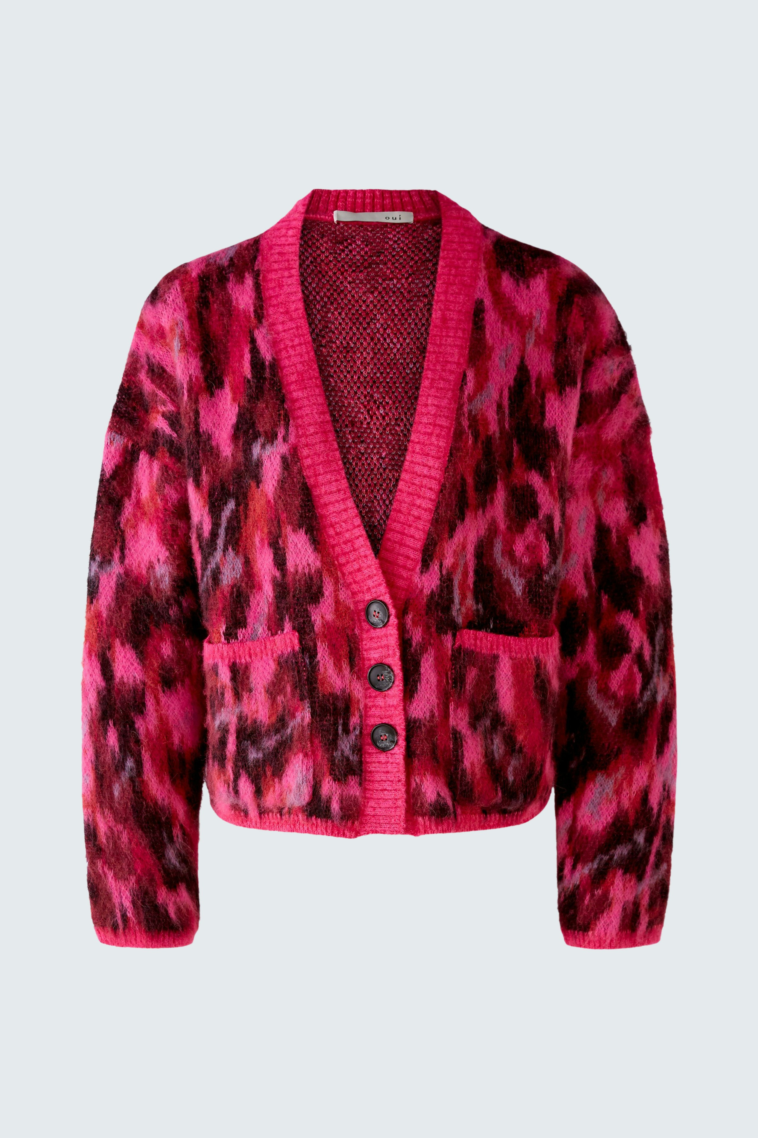 Bild 7 von Kuschelige Strickjacke - pink grey in pink grey | Oui