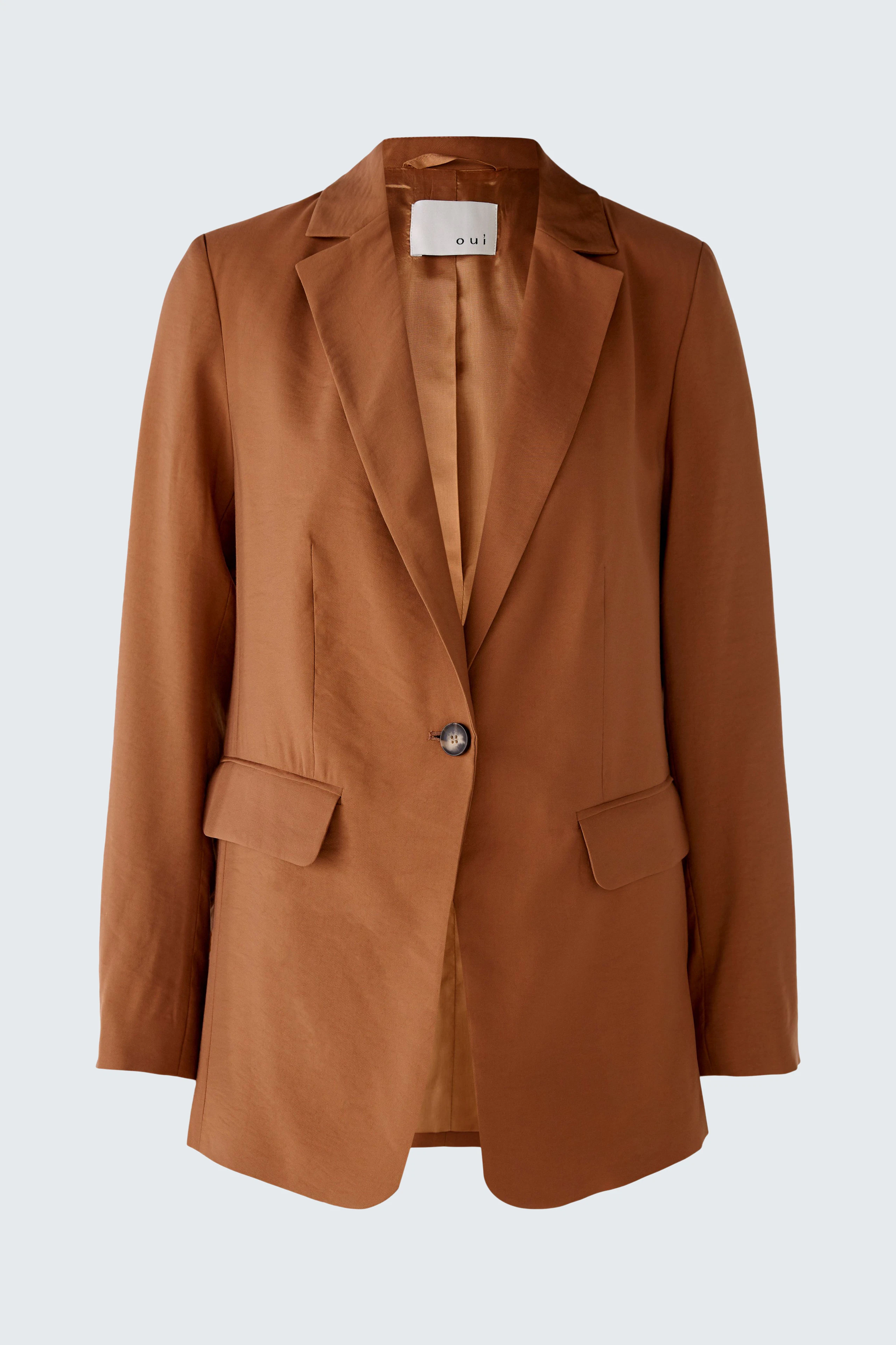 Image 8 of Blazer - toffee in toffee | Oui