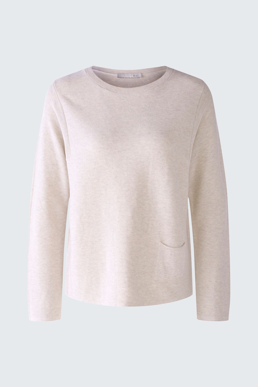 Bild 8 von KEIKO Pullover - offwhite melang in offwhite melang | Oui