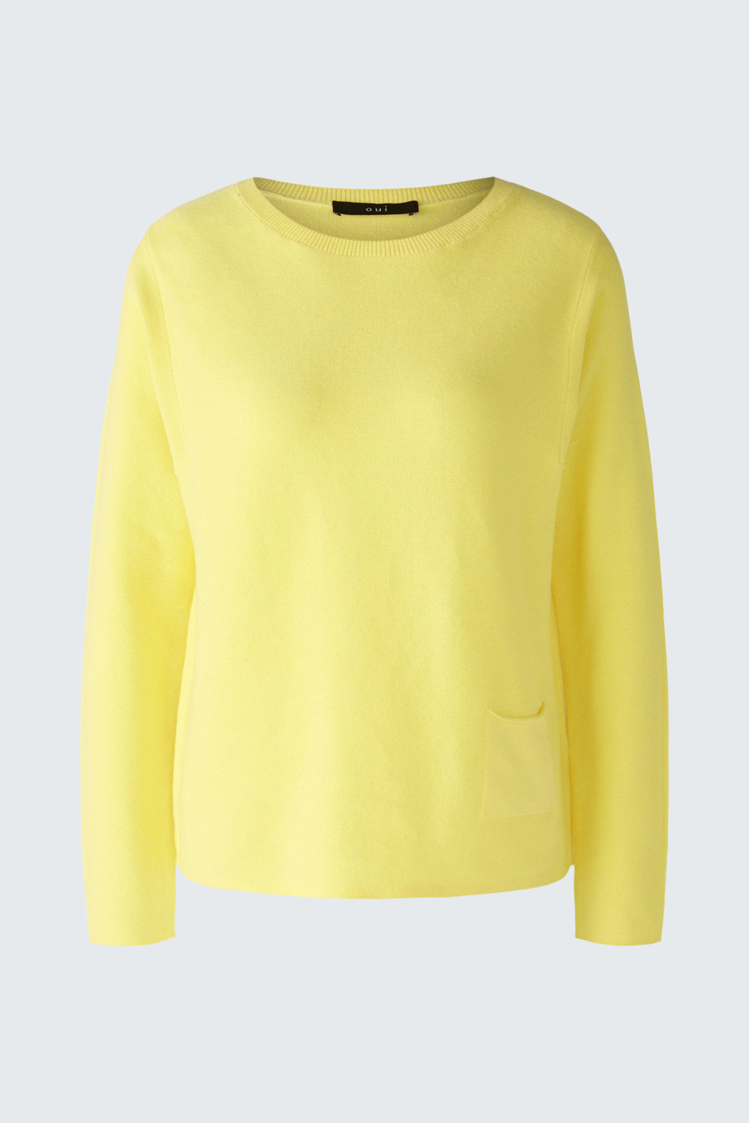 Image 6 of KEIKO pullover - yellow in yellow | Oui