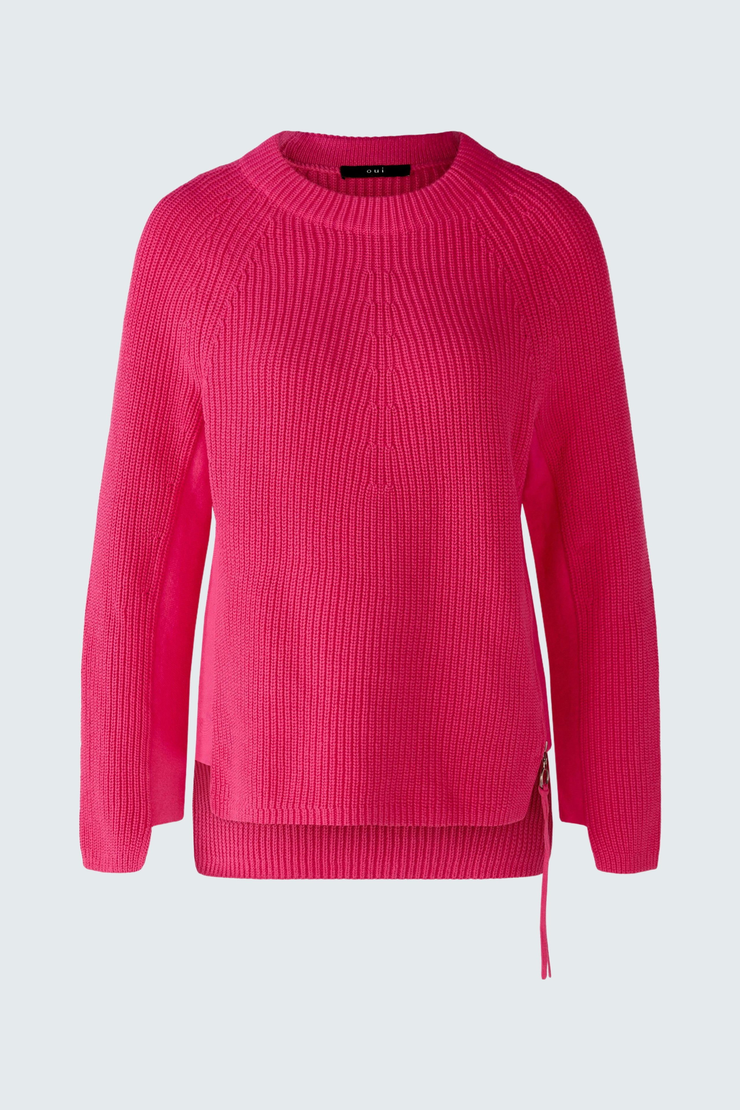 Bild 7 von RUBI Pullover - dark pink in dark pink | Oui