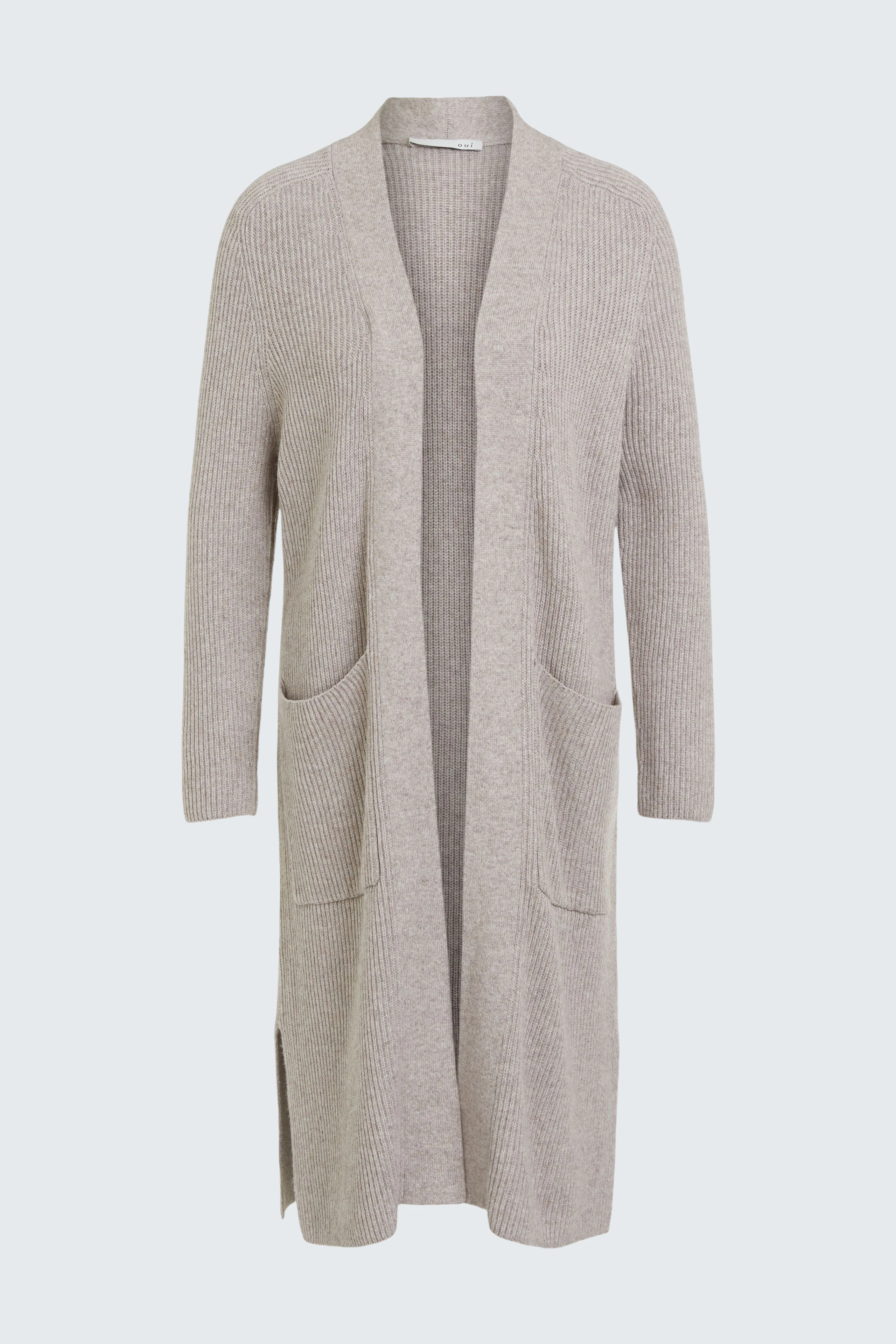 Bild 8 von Strickmantel - Taupe Melange in Taupe Melange | Oui
