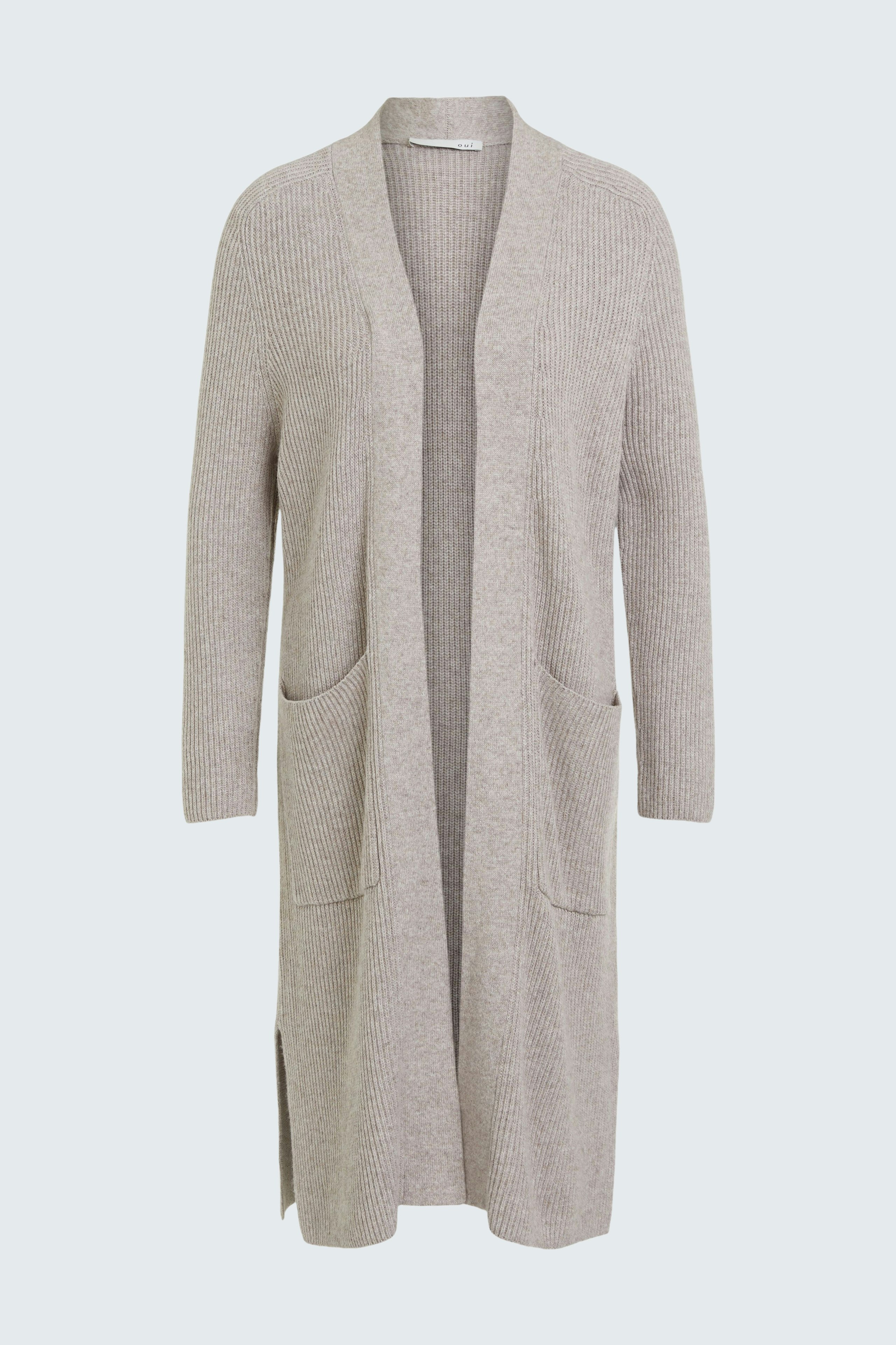 Bild 8 von Strickmantel - Taupe Melange in Taupe Melange | Oui