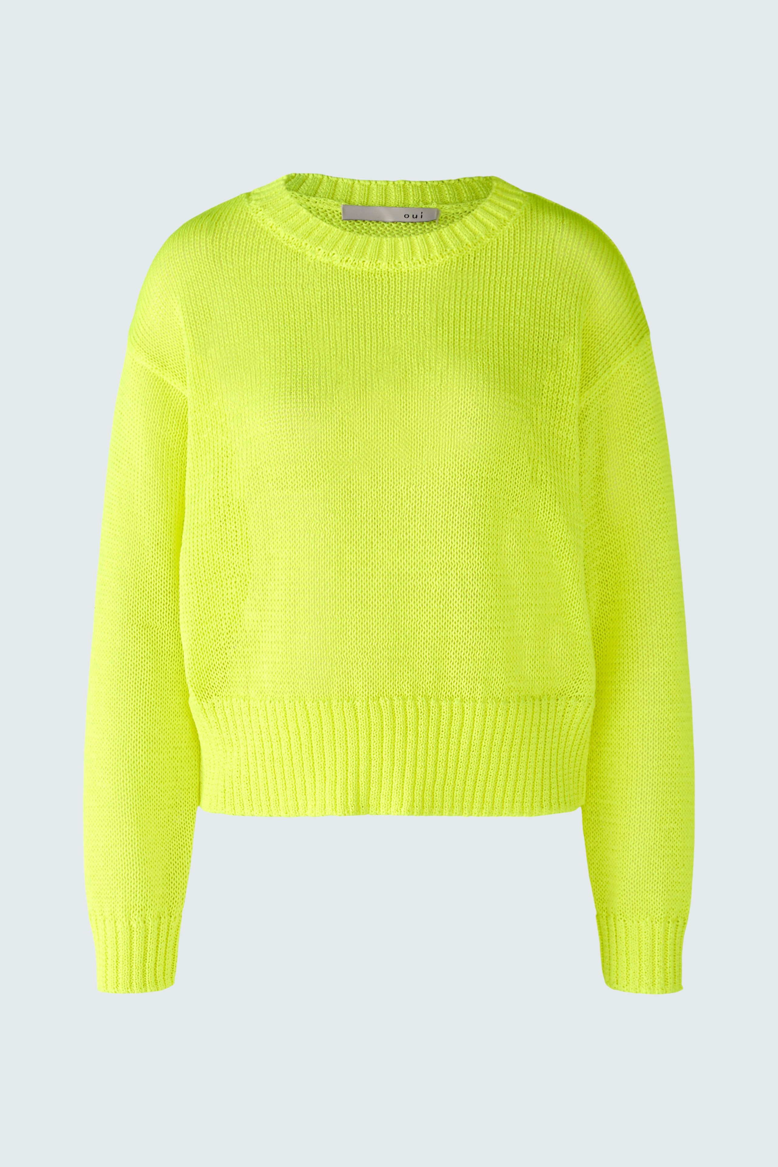 Bild 6 von Pullover - safety yellow in safety yellow | Oui