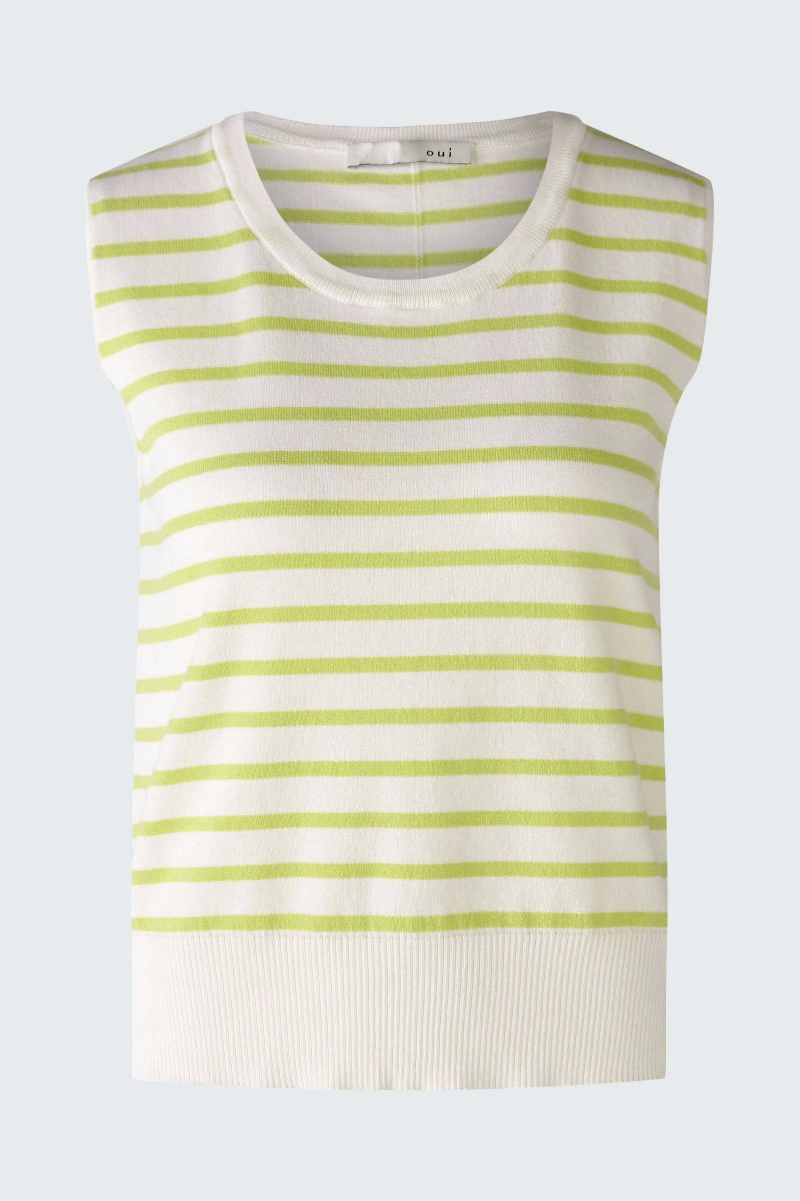 Bild 5 von Pullover ohne Arm - white green in white green | Oui