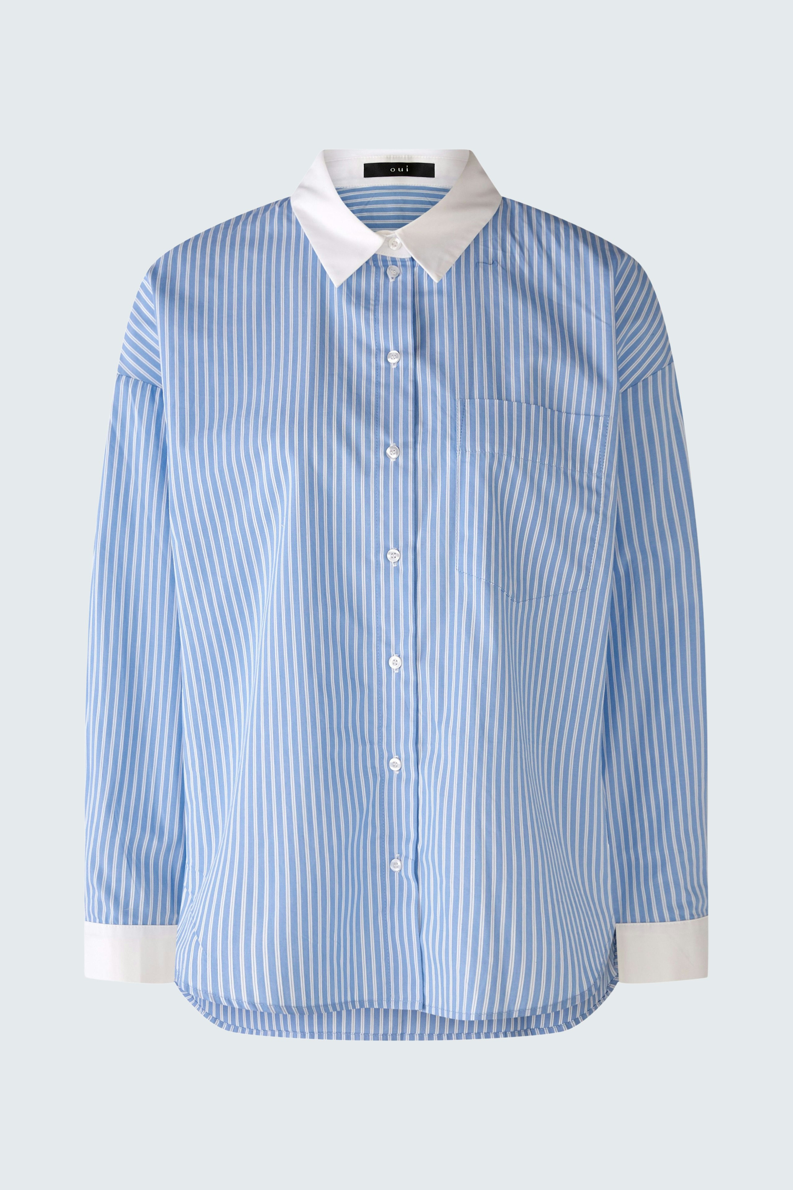 Bild 5 von Hemdbluse - light blue white in light blue white | Oui