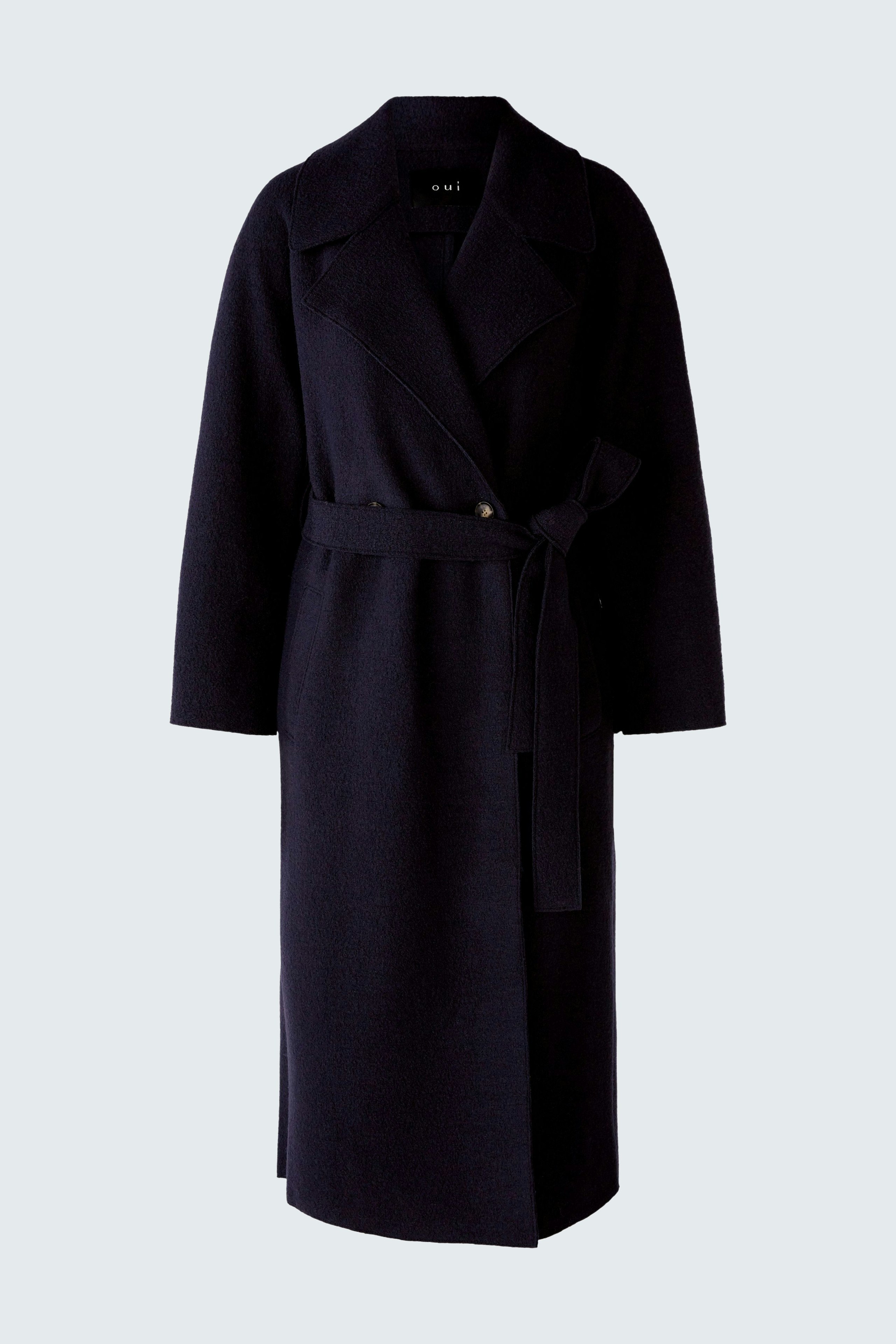 Bild 7 von Doppelreiher mantel - darkblue in darkblue | Oui