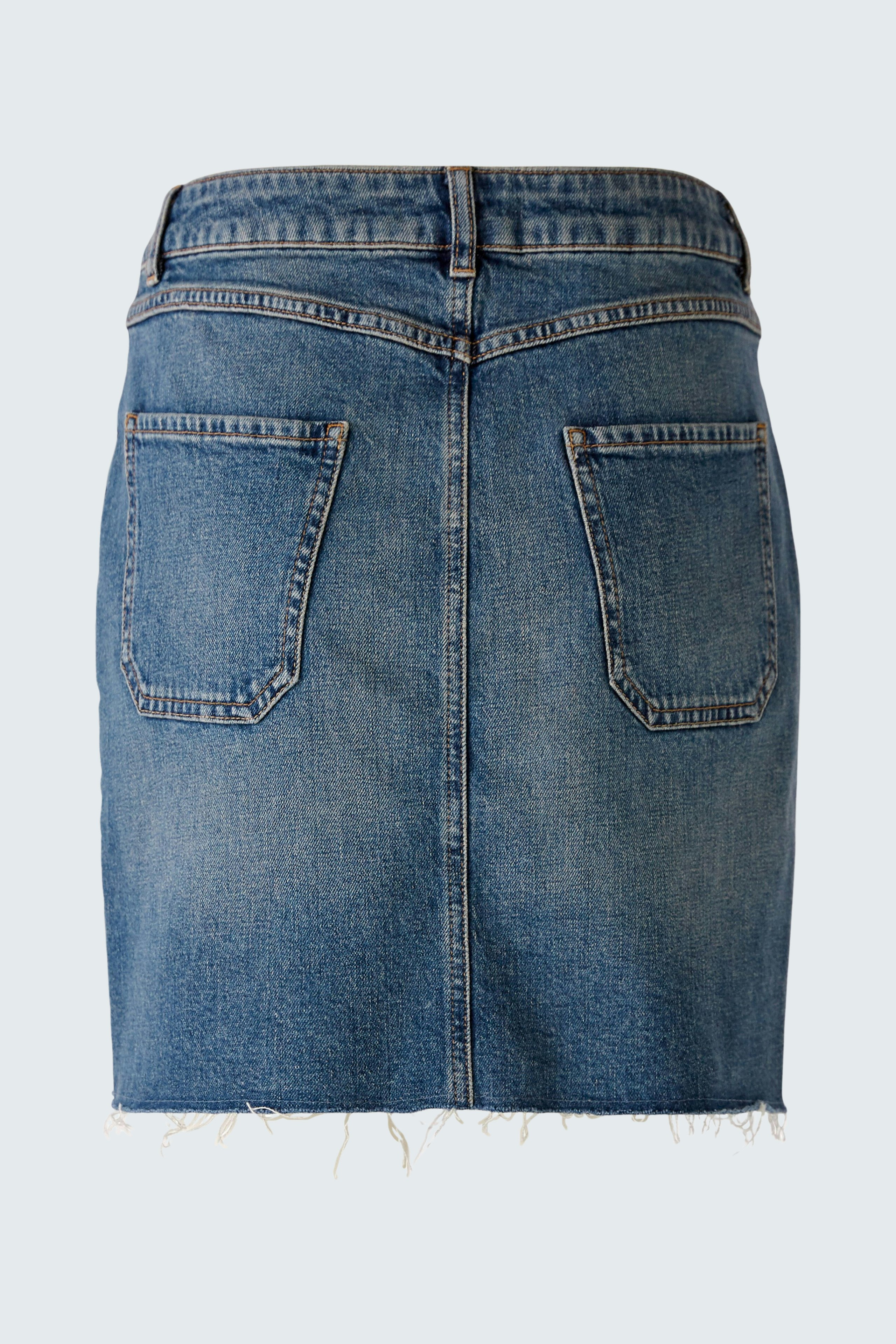 Bild 8 von Mini skirt - darkblue denim in darkblue denim | Oui