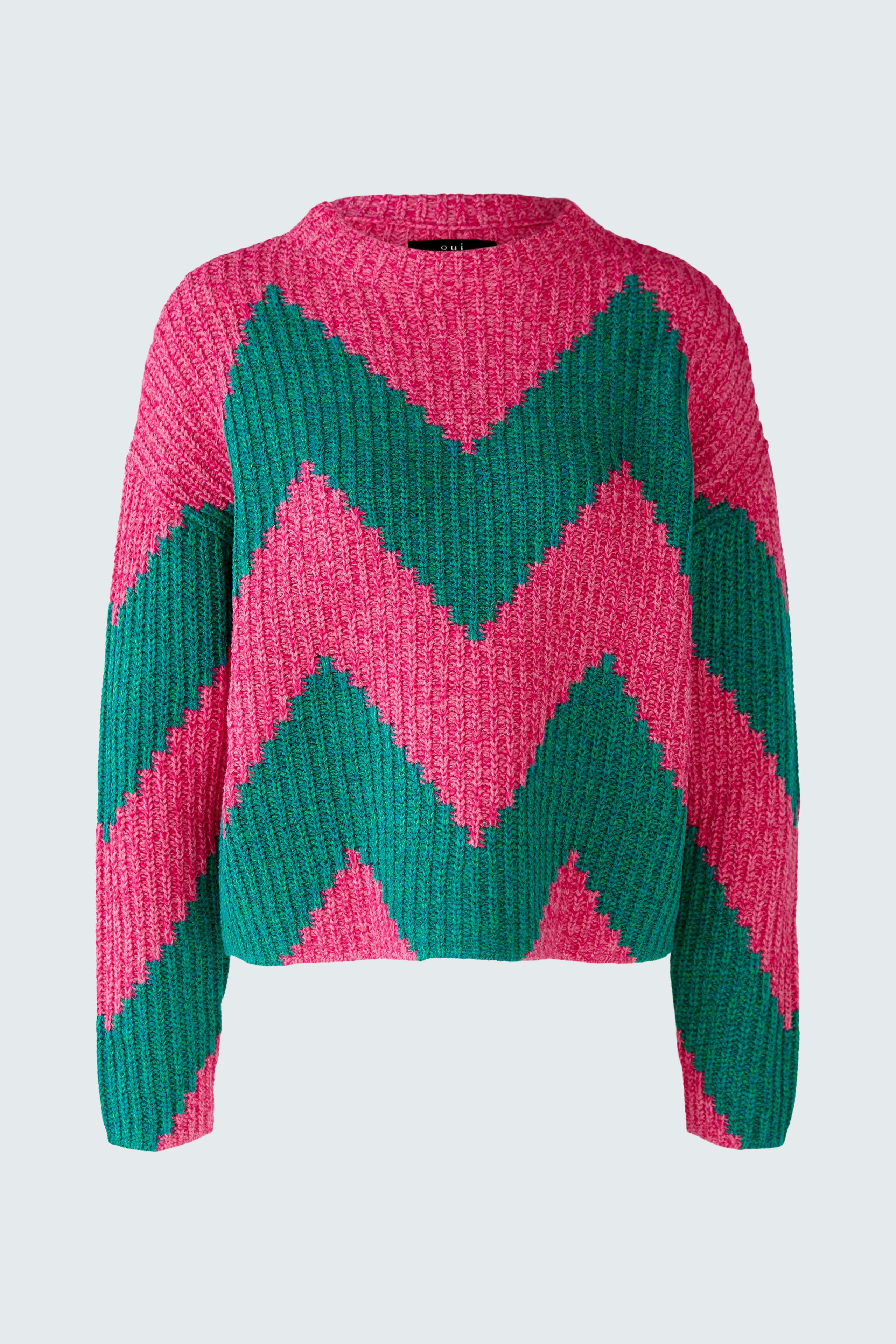 Bild 7 von Pullover - pink green in pink green | Oui