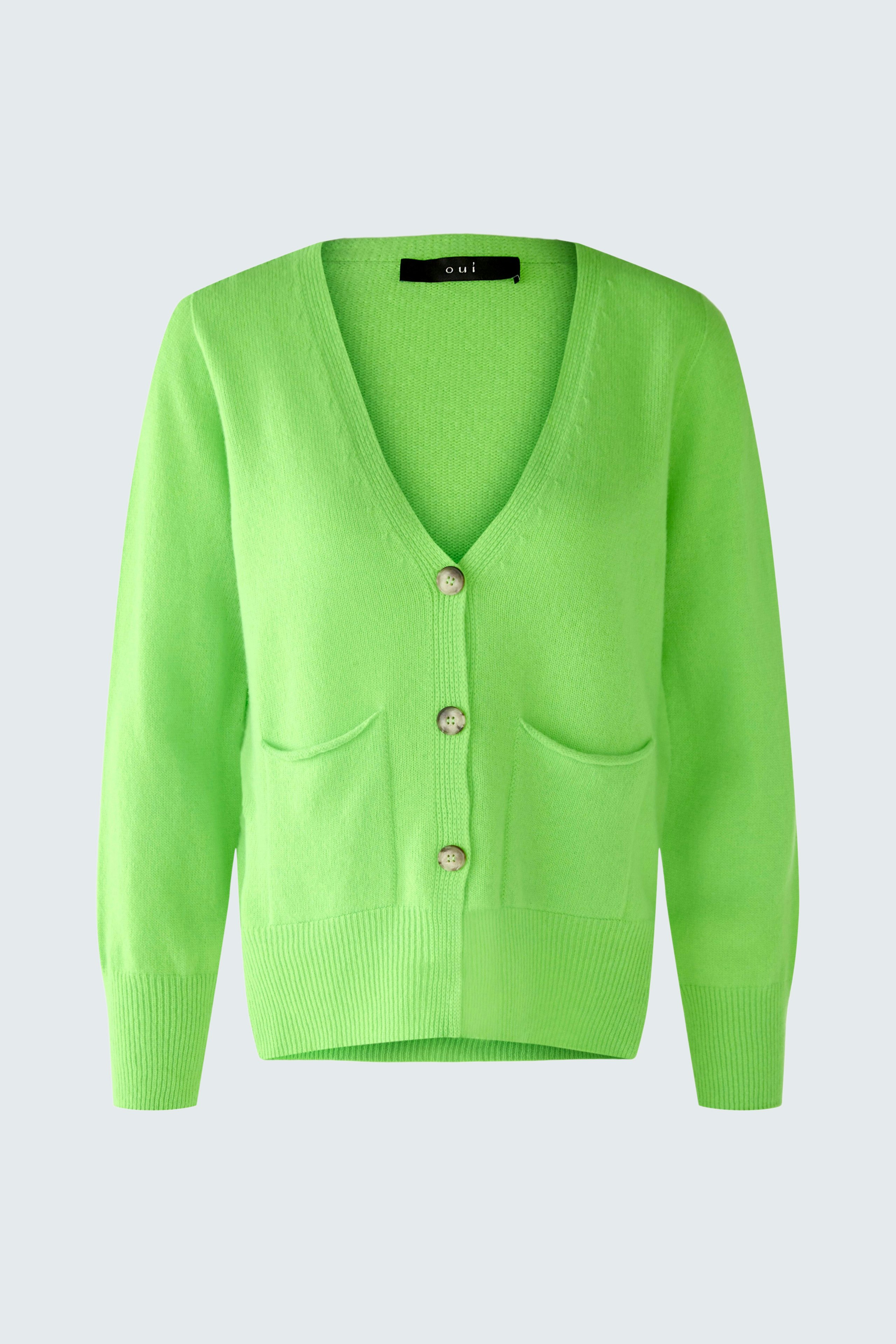 Bild 7 von Strickjacke - gecko green in gecko green | Oui