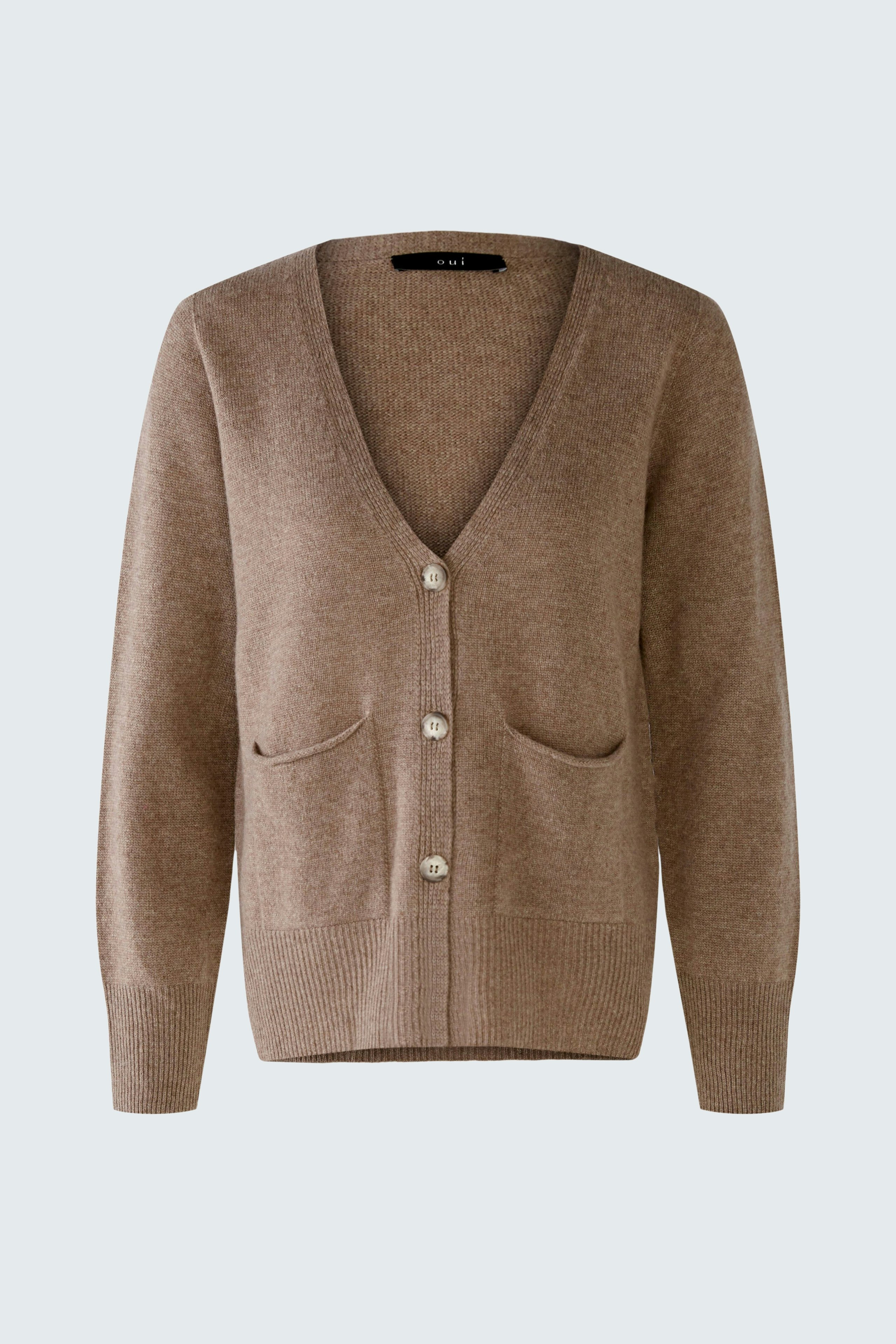 Bild 1 von Cardigan - Taupe Melange in Taupe Melange | Oui
