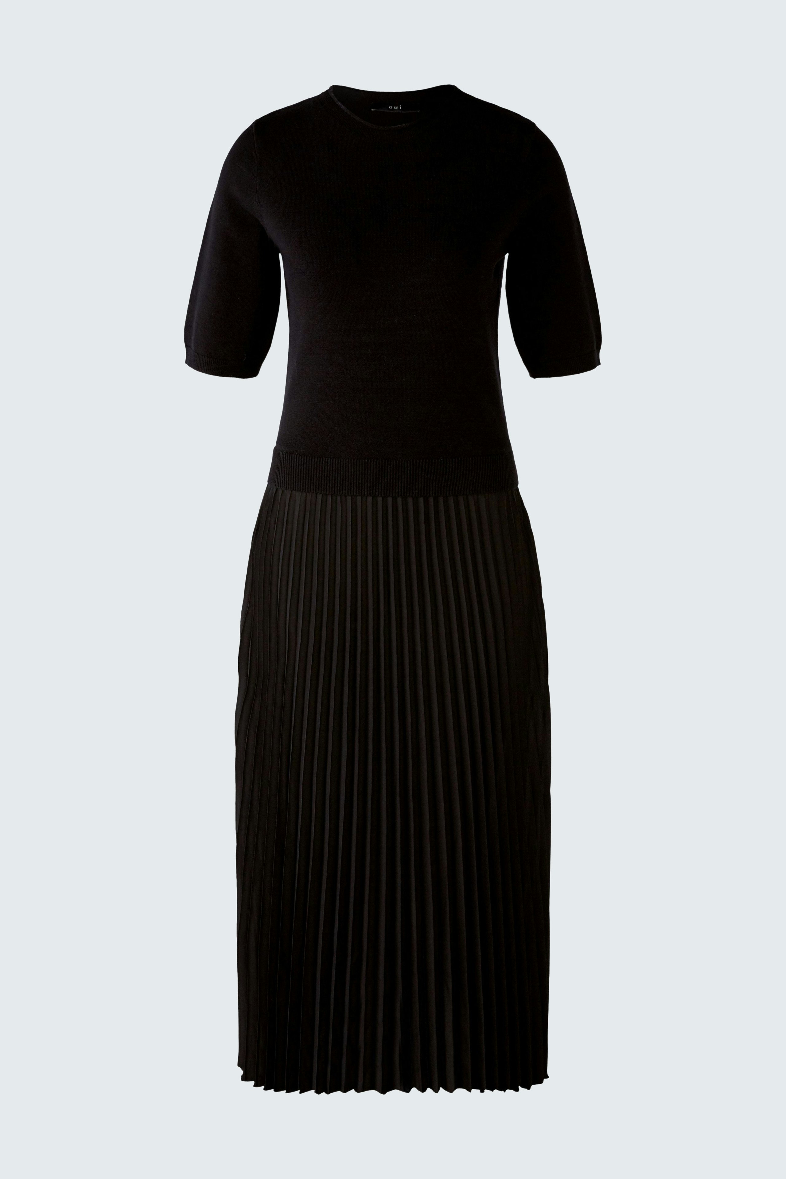 Bild 1 von Knitted dress - black in black | Oui