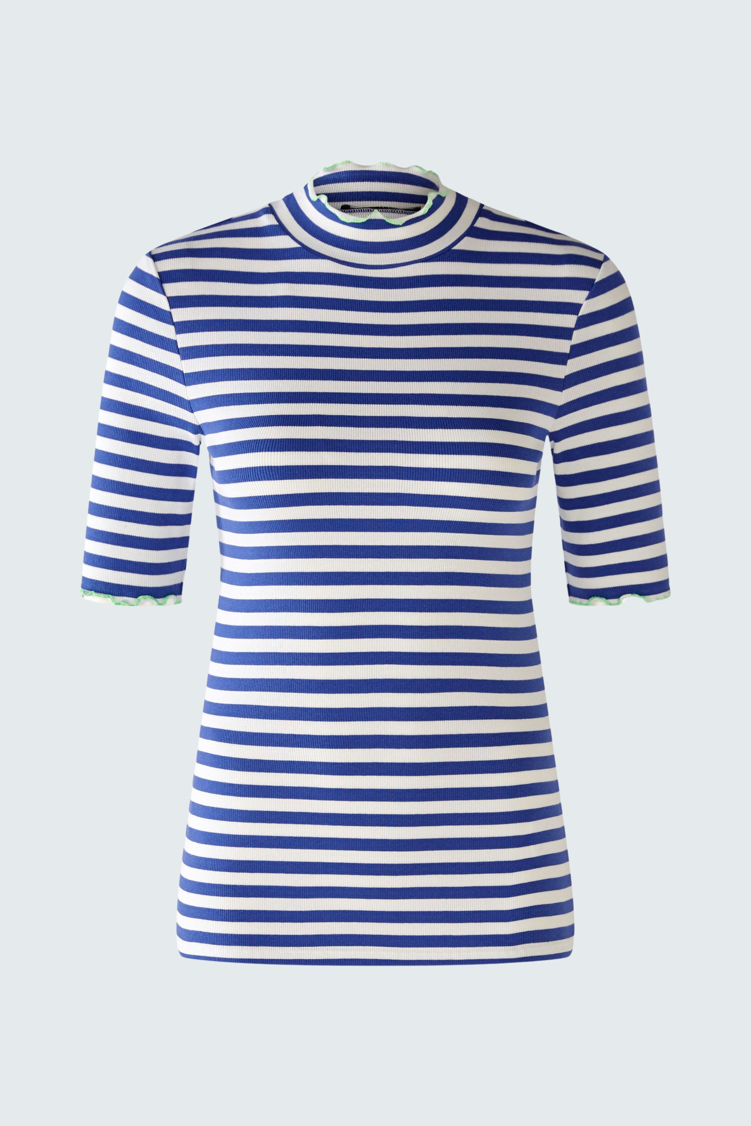 Bild 1 von Stehkragenshirt - white blue in white blue | Oui