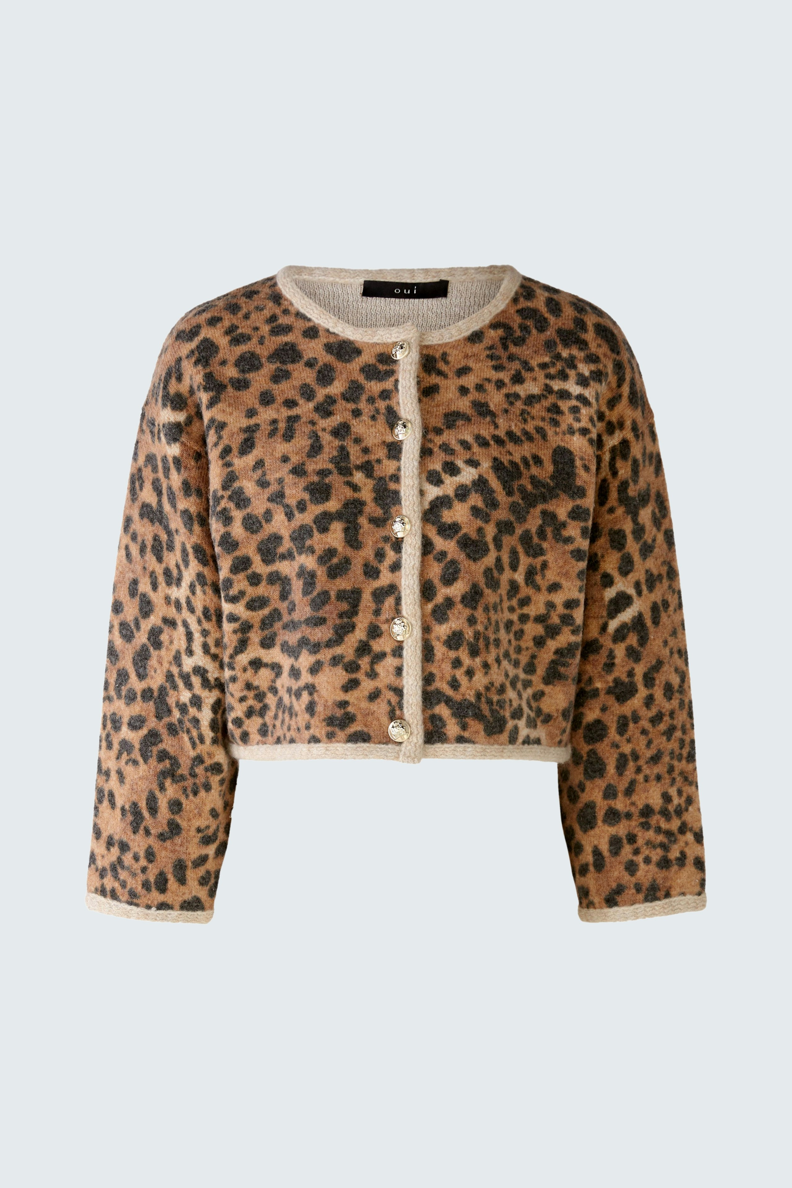 Bild 8 von Strickjacke - dark camel black in dark camel black | Oui