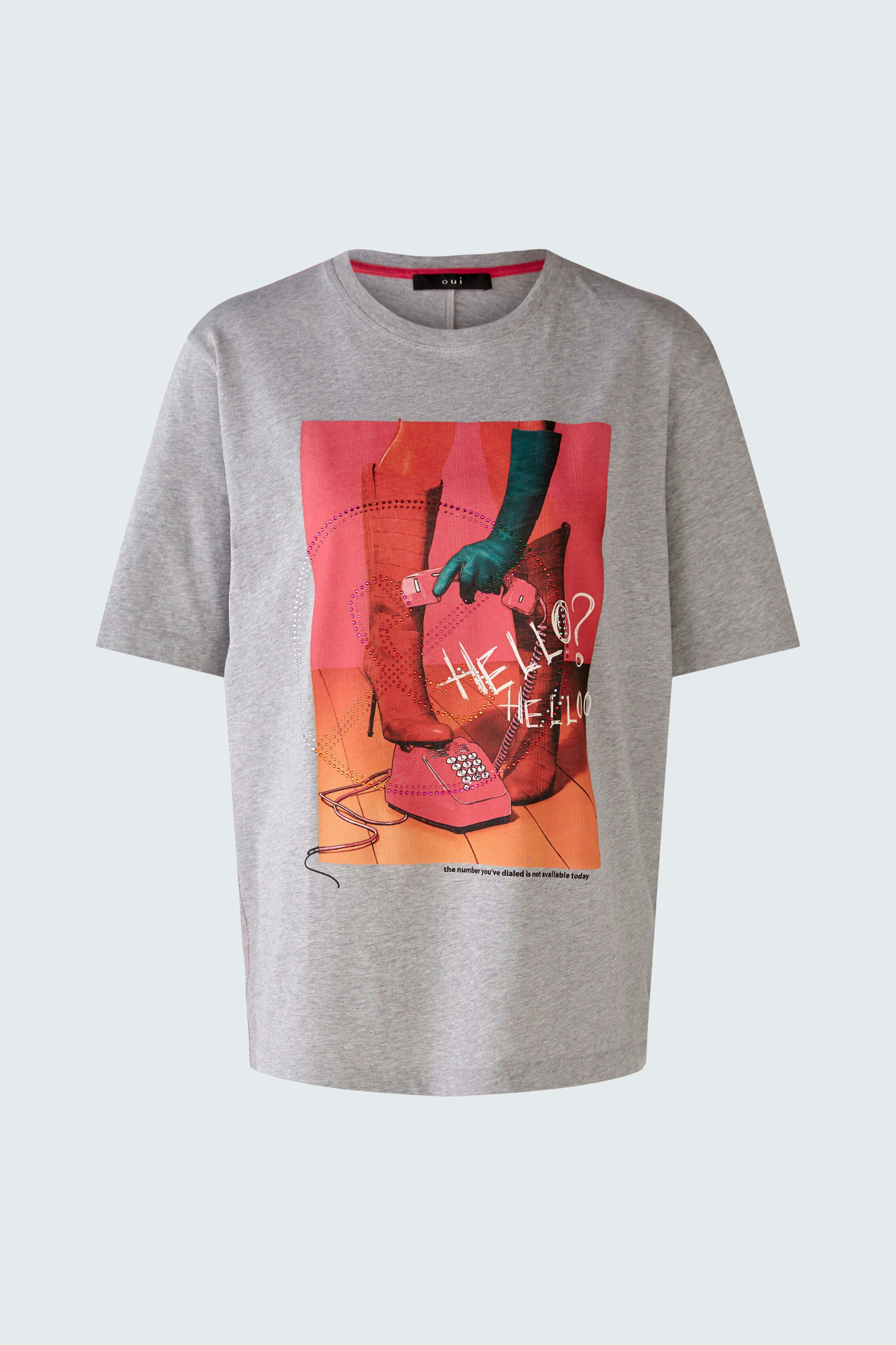 Bild 1 von T-shirt - light grey in light grey | Oui