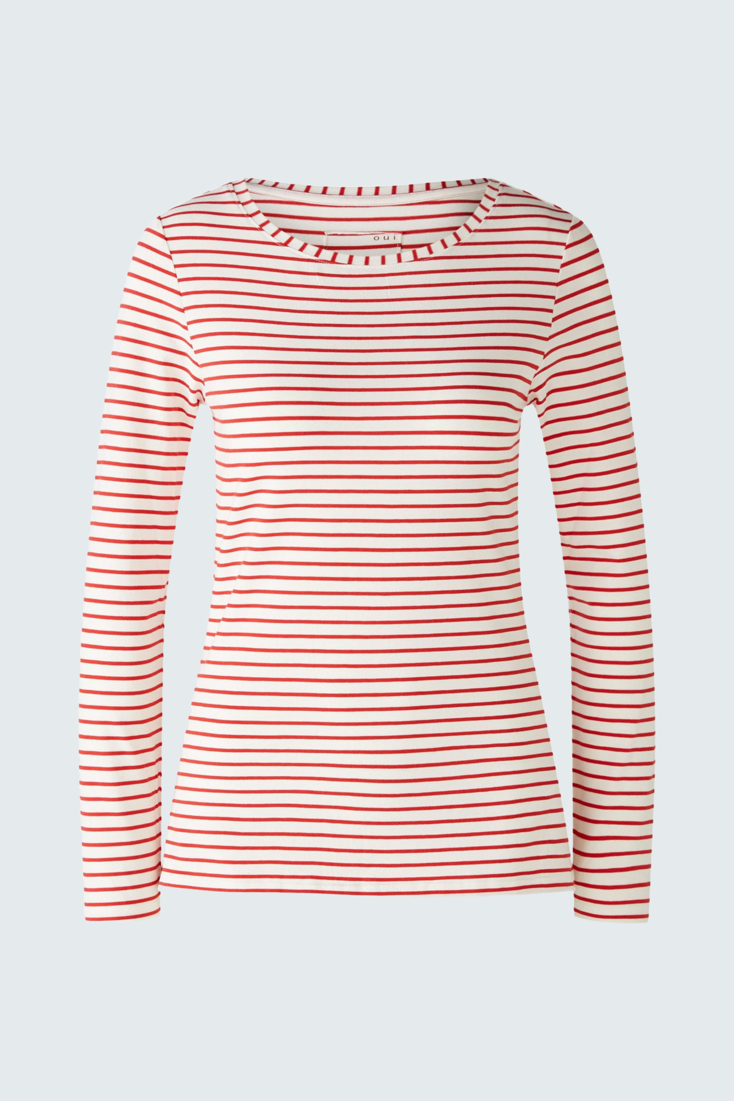 Bild 5 von SUMIKO Long-sleeve shirt - white red in white red | Oui