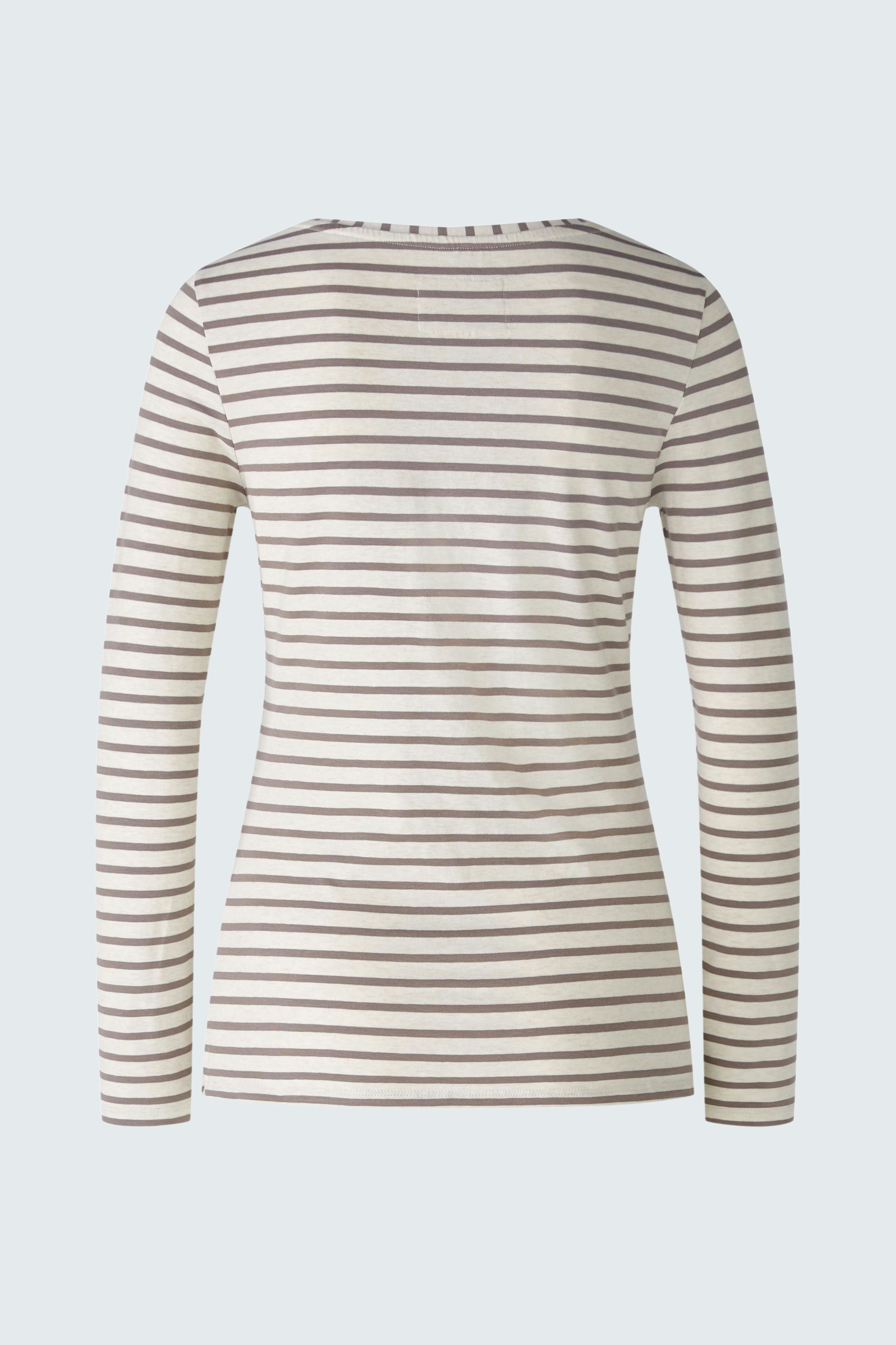 Bild 7 von SUMIKO Long-sleeve shirt - dark brown offwhite in dark brown offwhite | Oui