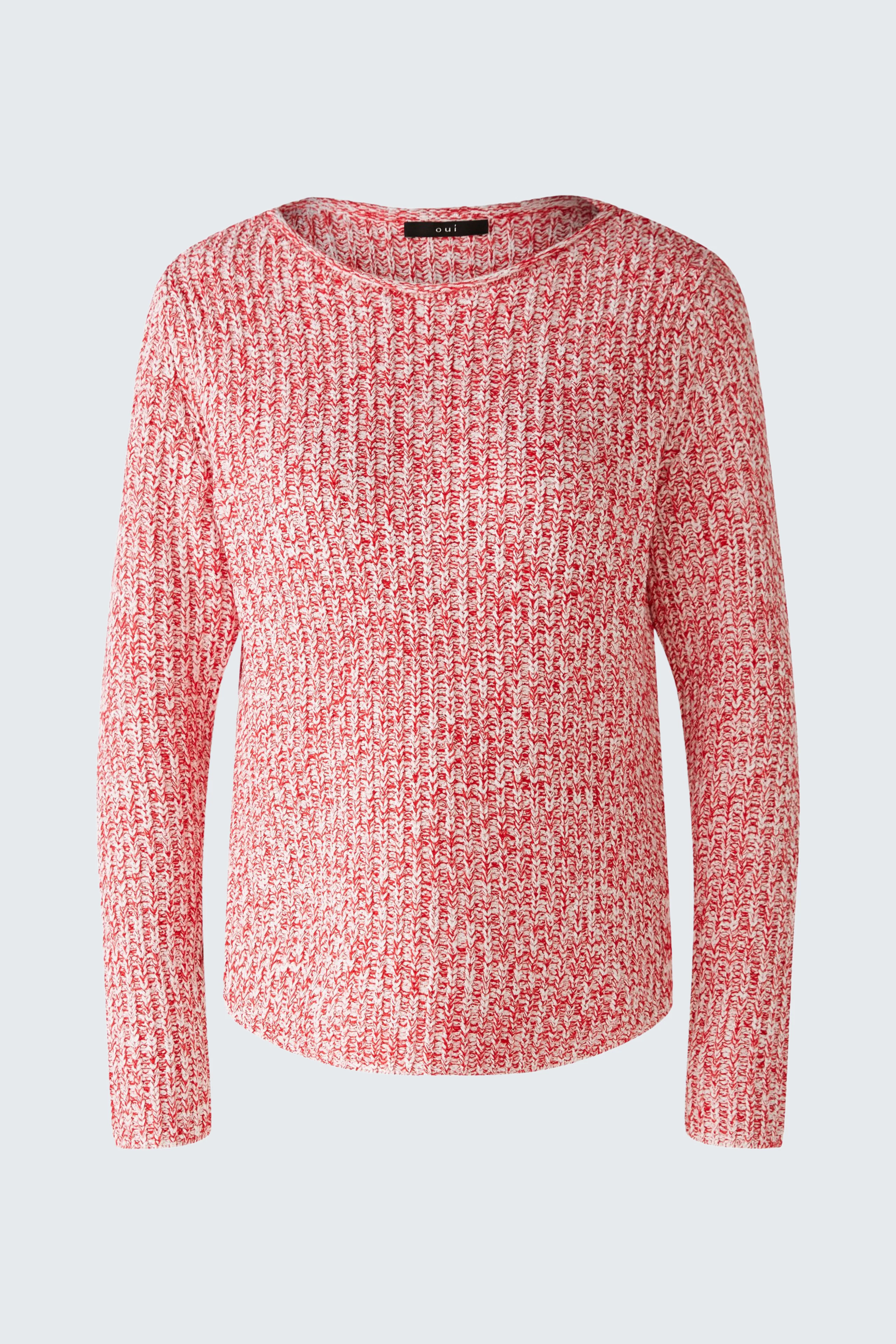 NAOLIN Pullover - red white