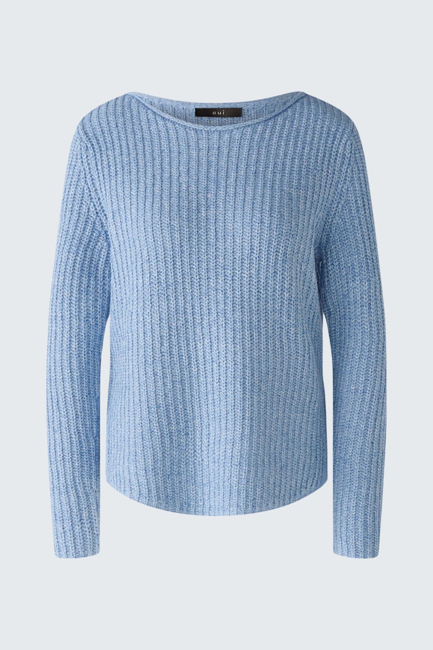 Bild 8 von NAOLIN Pullover - light blue white in light blue white | Oui