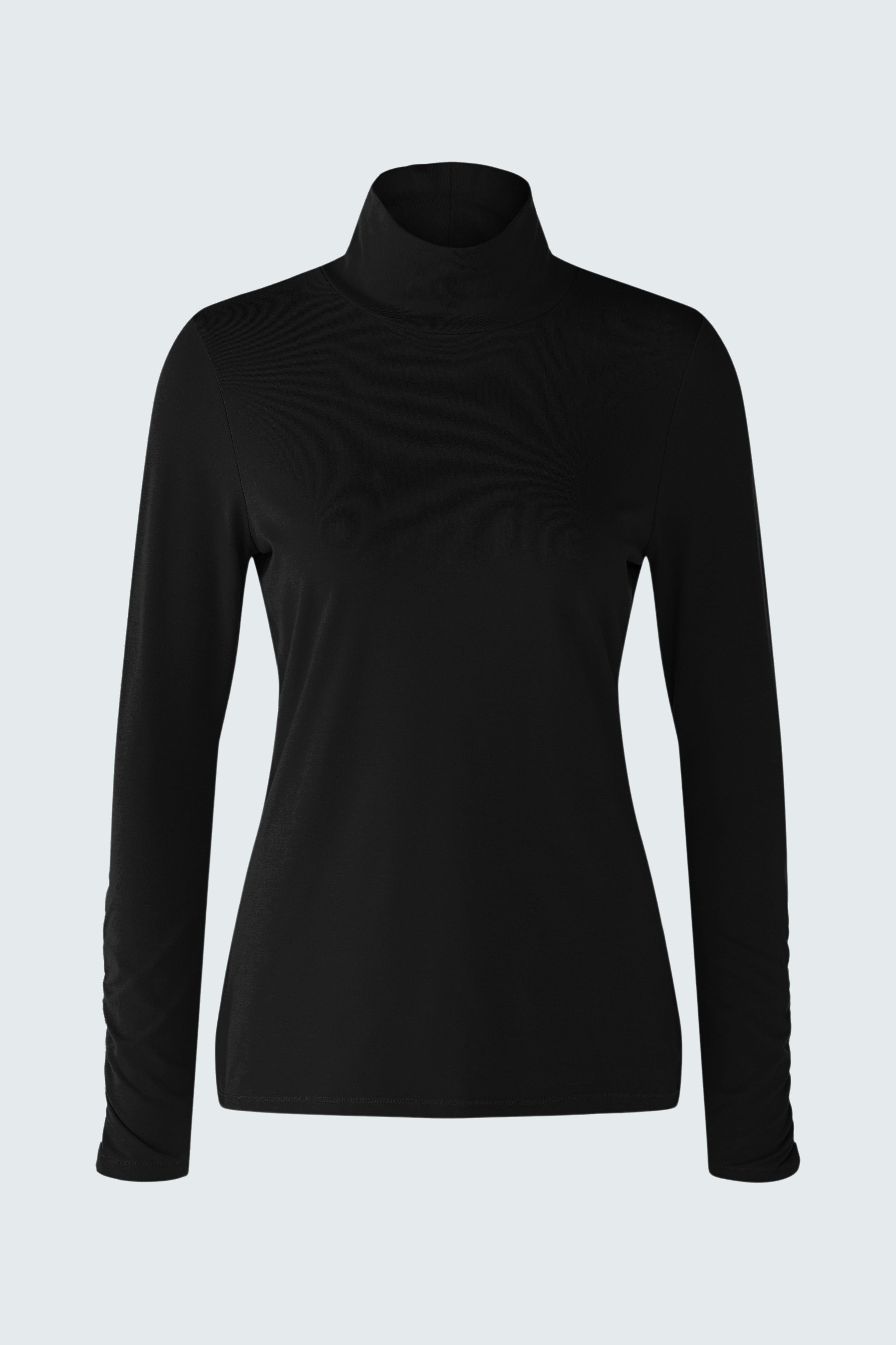 Bild 1 von Stand-up collar shirt - black in black | Oui