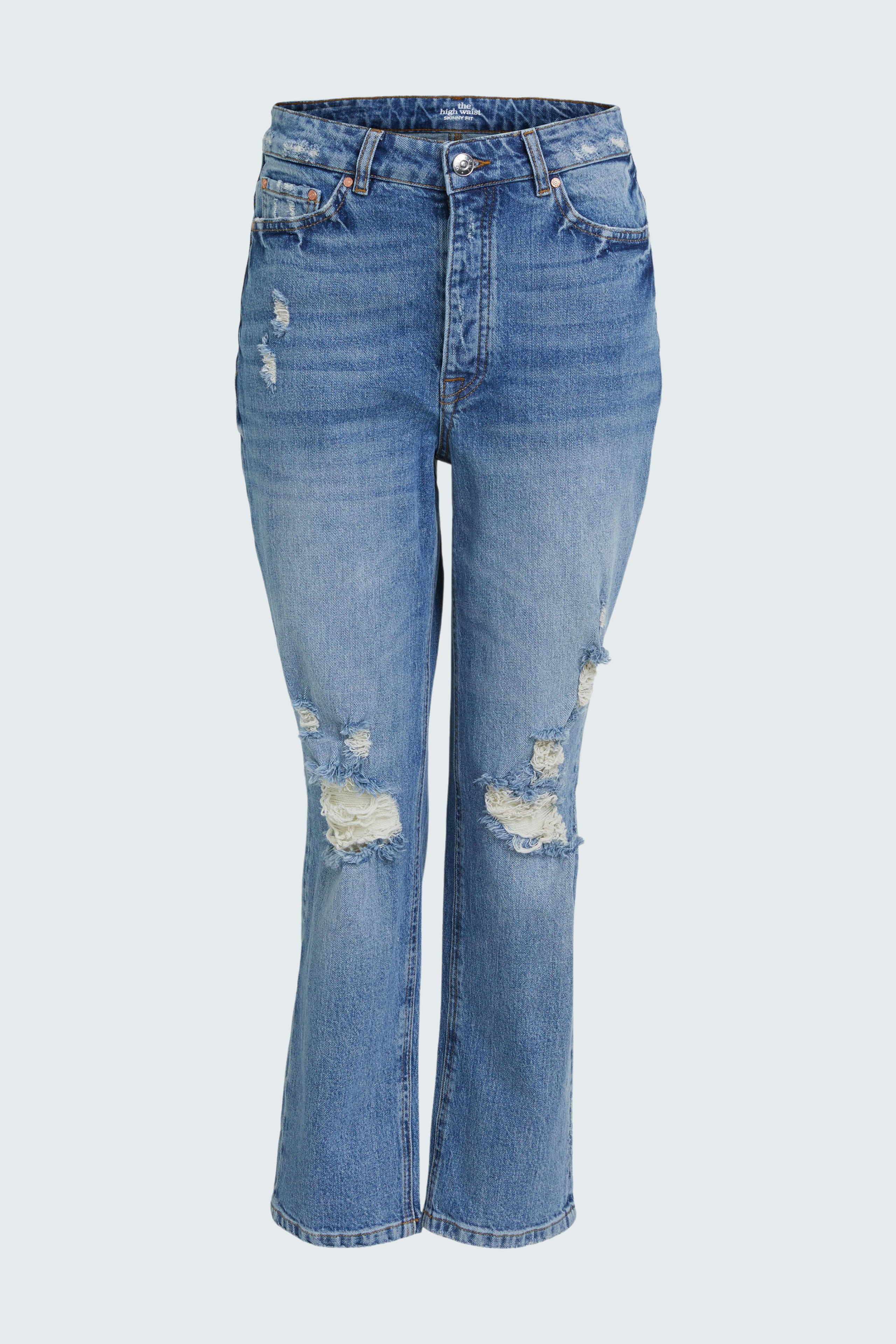 Bild 7 von Denim the high waist - blue in blue | Oui