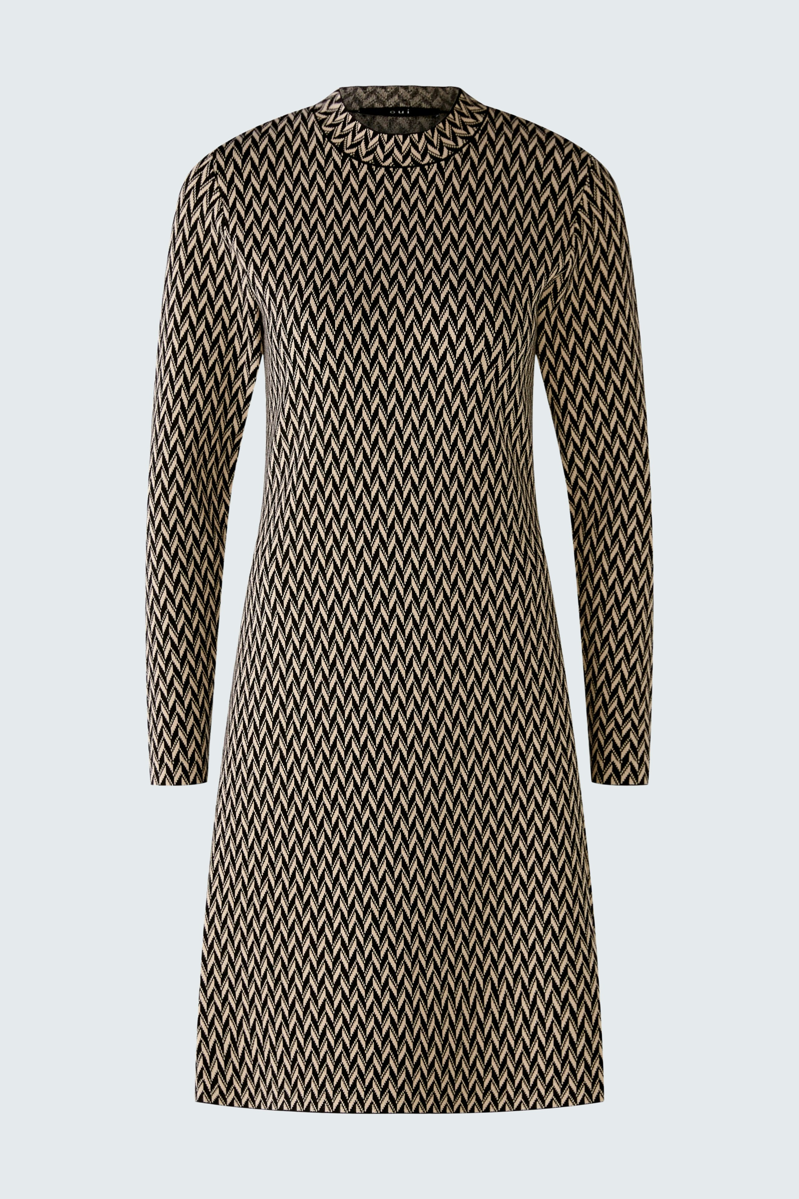 Bild 1 von Strickkleid - black offwhite in black offwhite | Oui