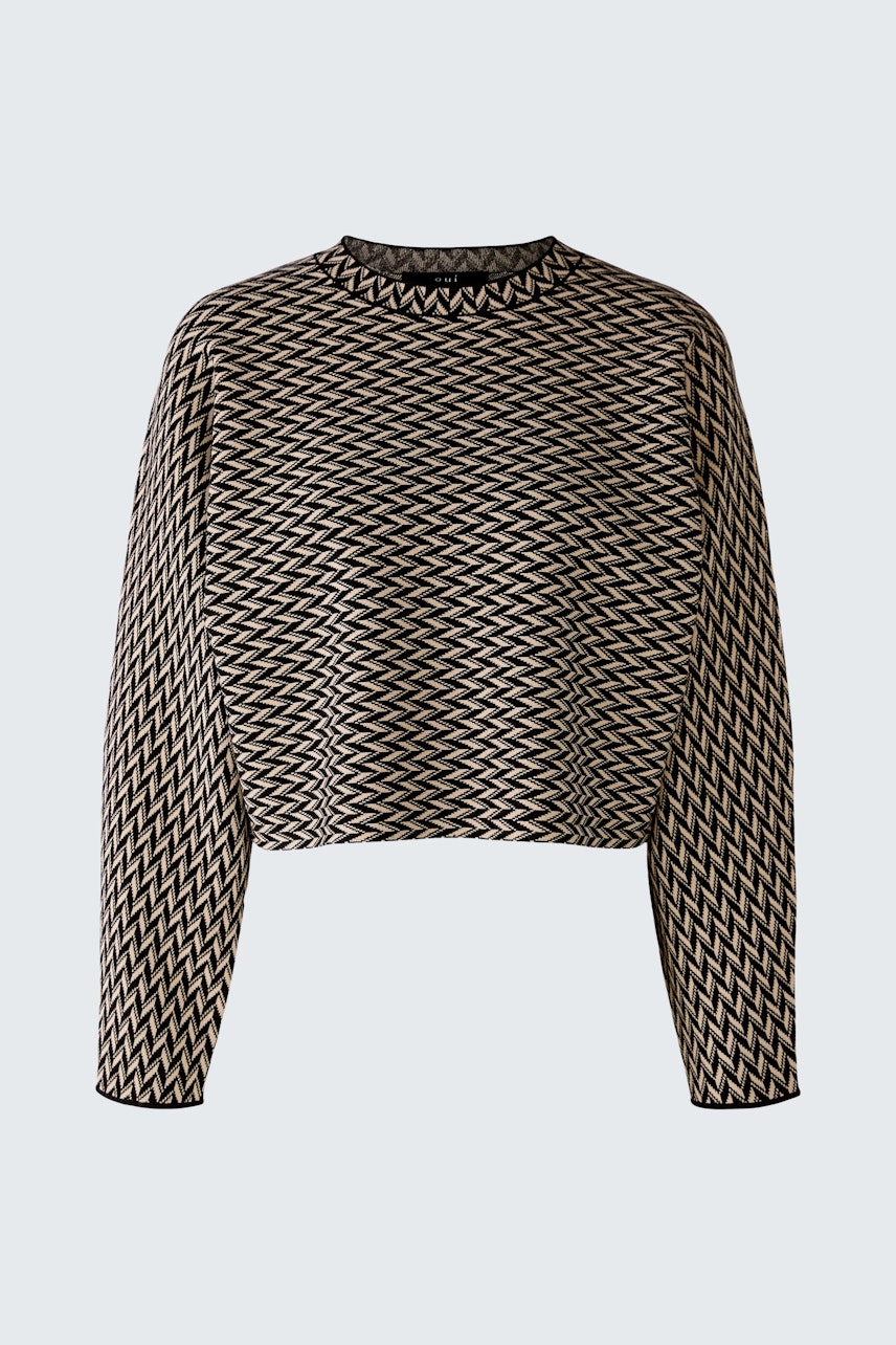 Bild 1 von Pullover - black offwhite in black offwhite | Oui