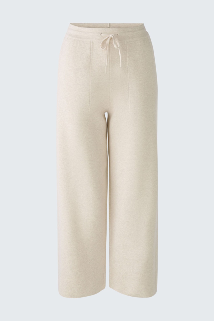 Bild 6 von Knitted trousers - light beige mel in light beige mel | Oui