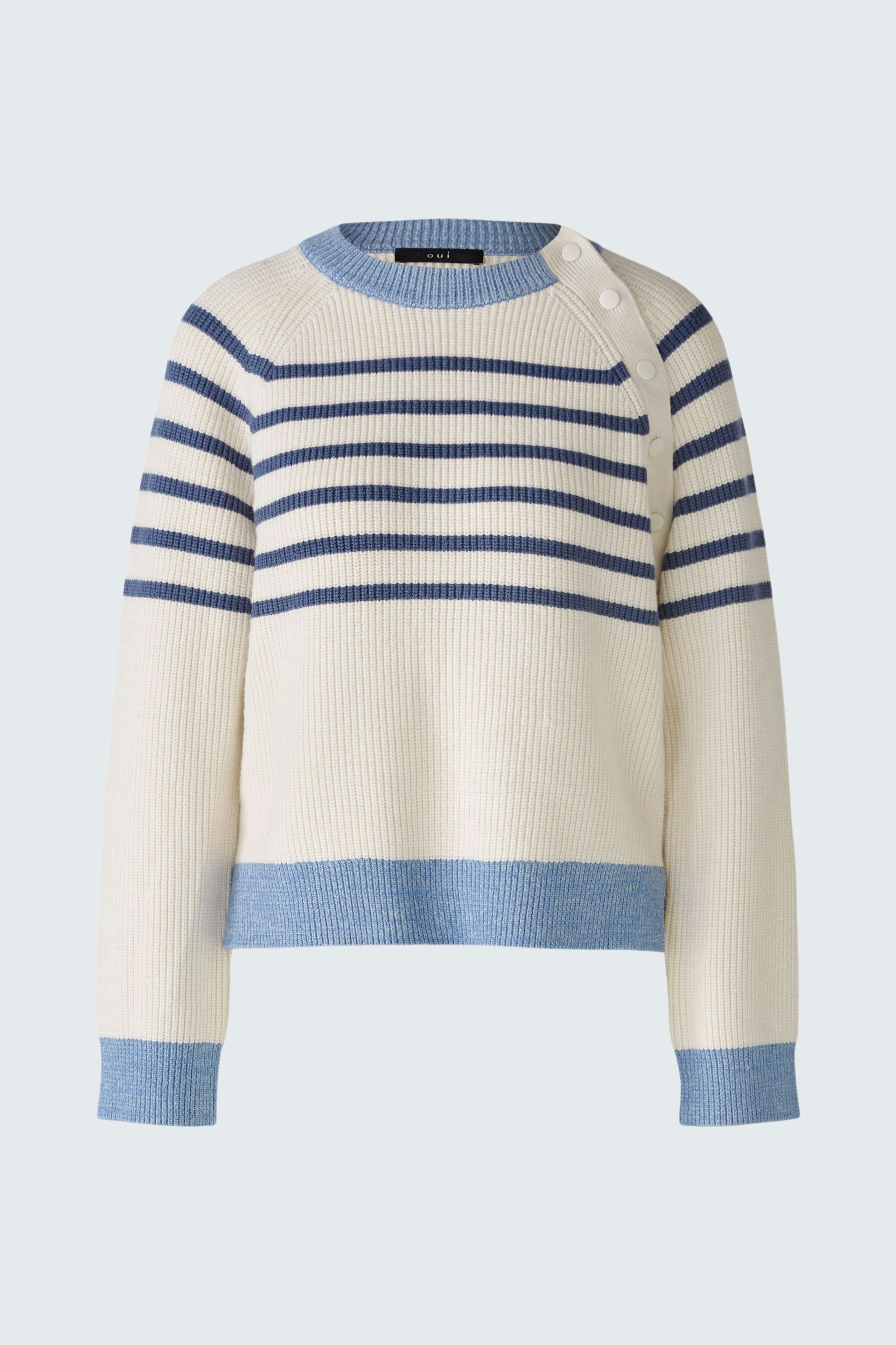 Bild 7 von Pullover - offwhite blue in offwhite blue | Oui