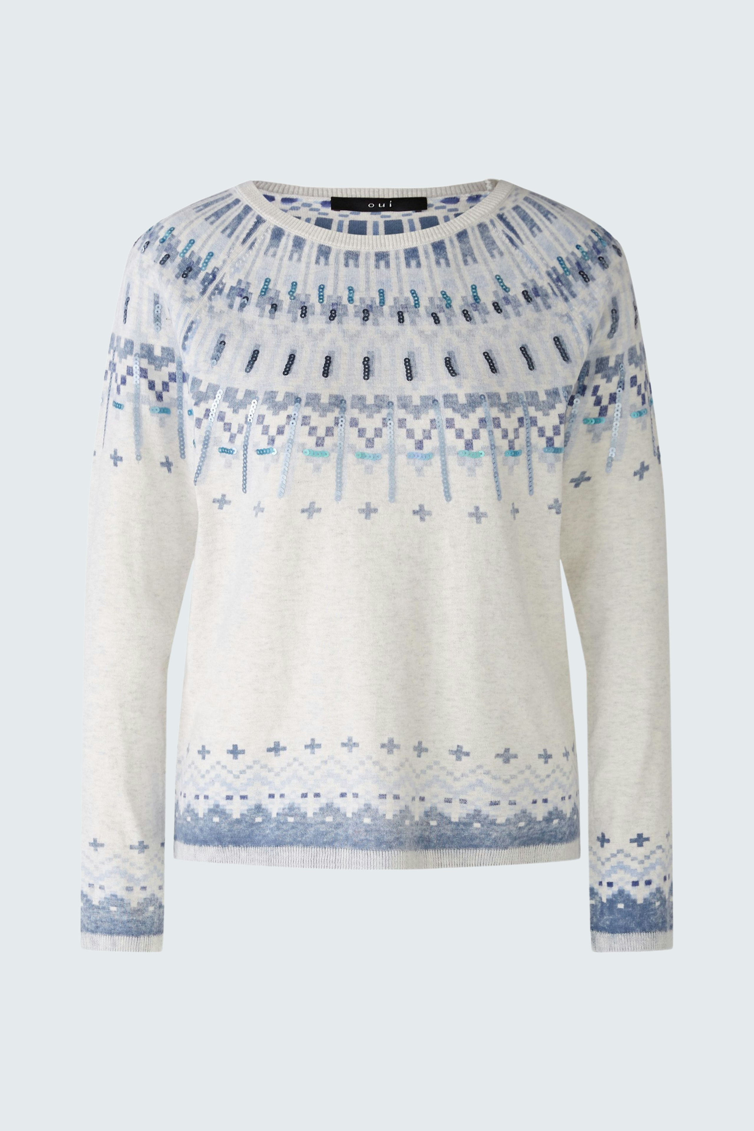 Bild 1 von Pullover - light grey blue in light grey blue | Oui