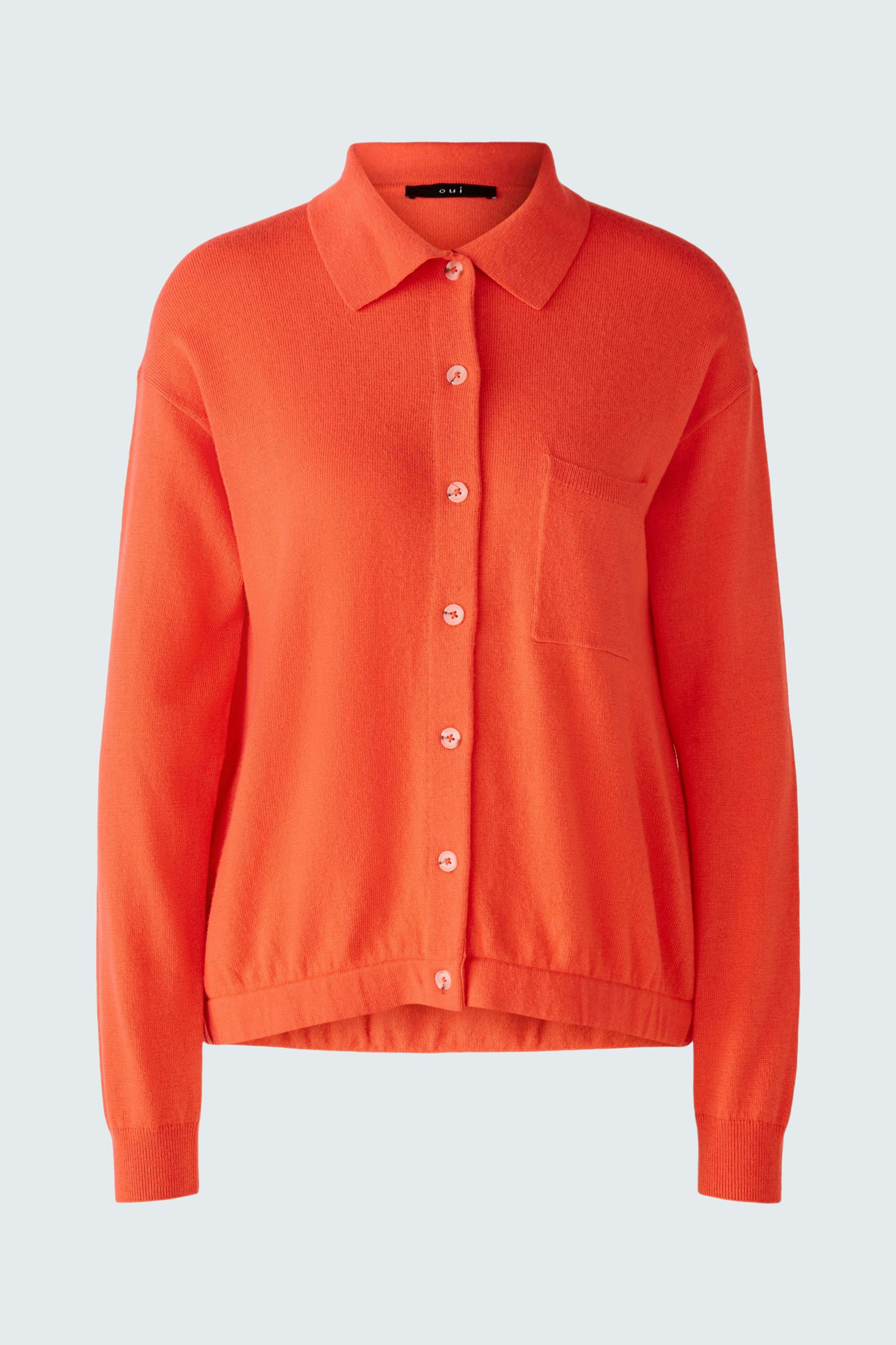Bild 1 von Cardigan - hot coral in hot coral | Oui