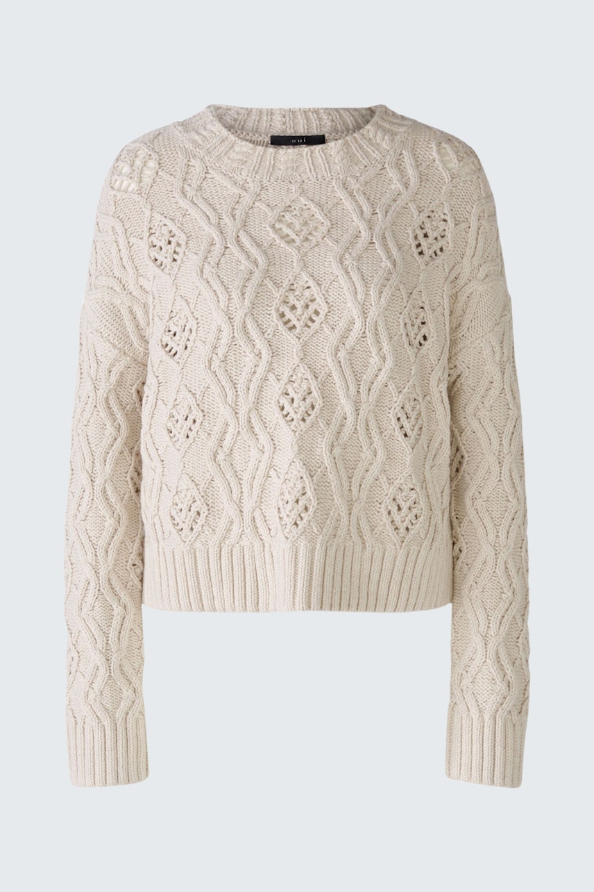 Bild 8 von Pullover - light beige mel in light beige mel | Oui