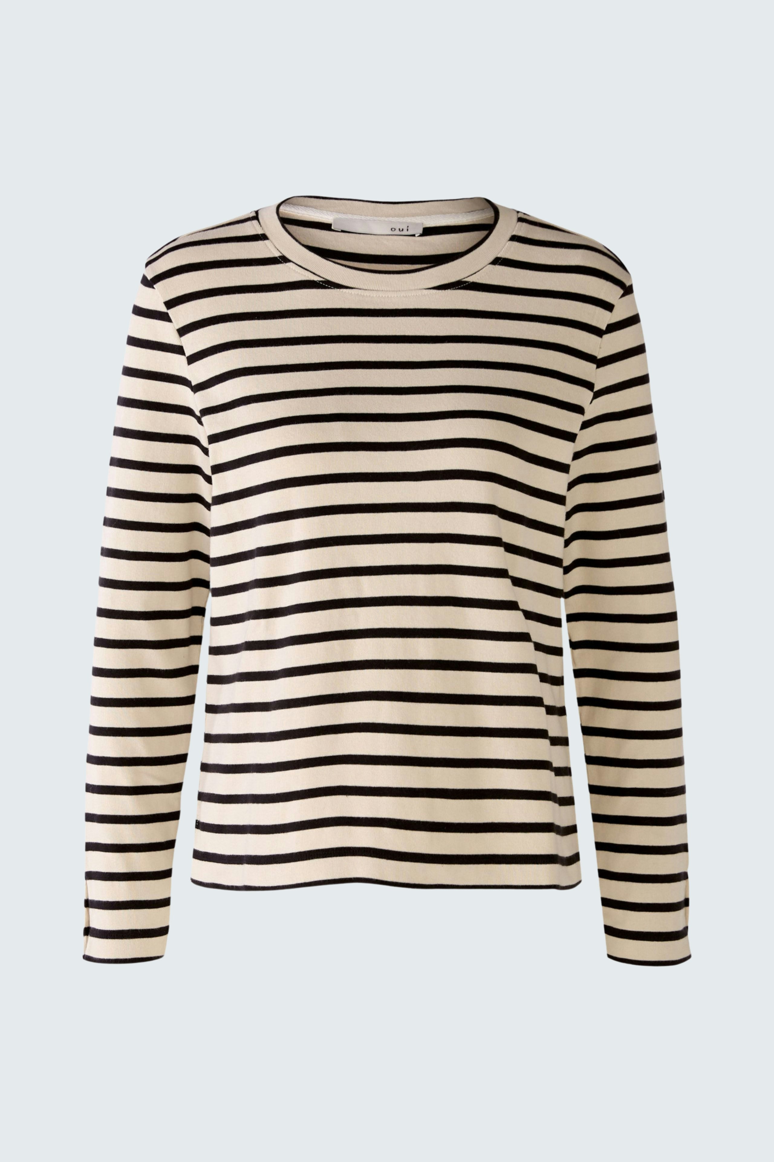 Bild 5 von Langarmshirt - white black in white black | Oui