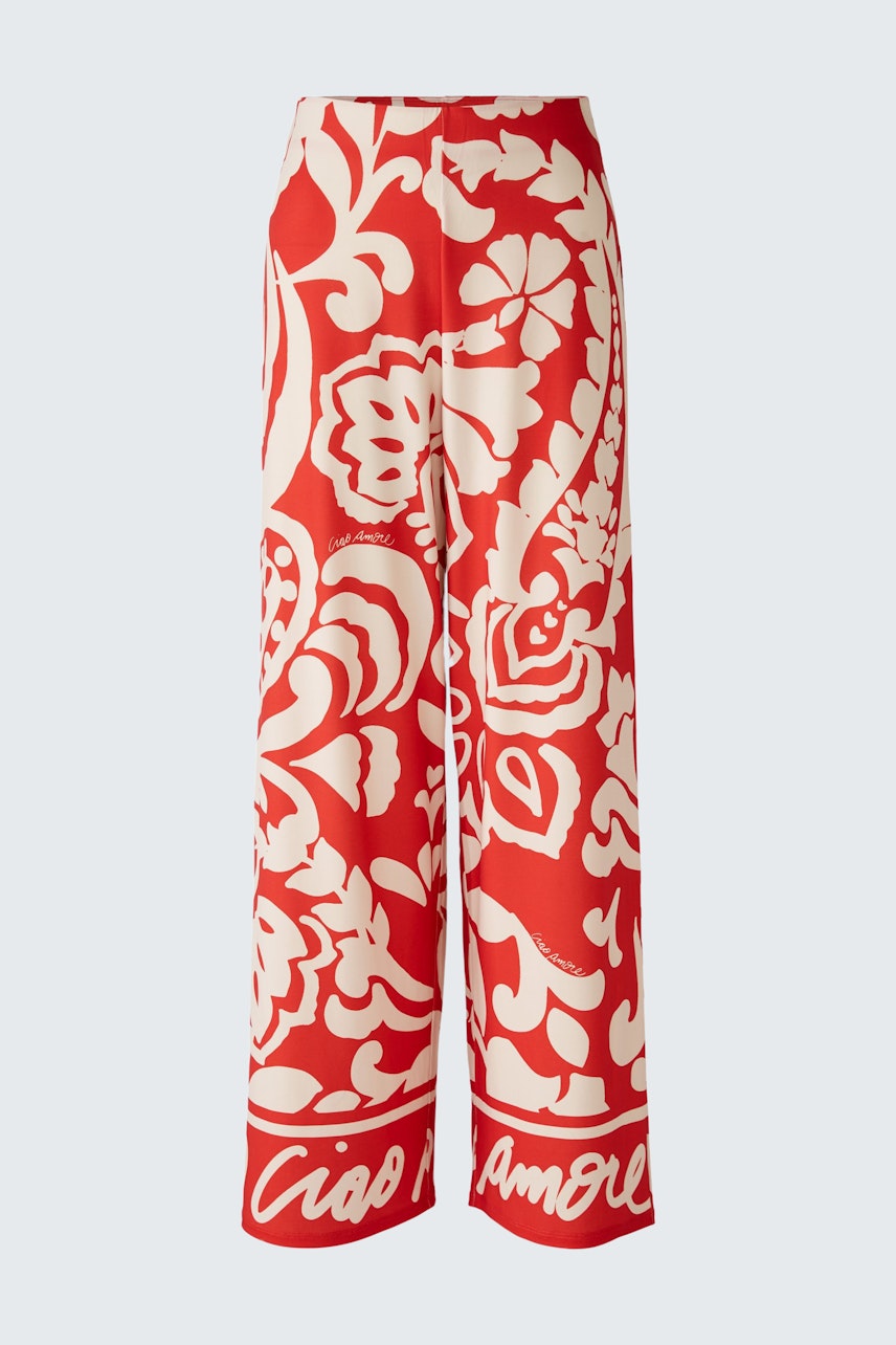 Bild 8 von Marlene trousers - red white in red white | Oui