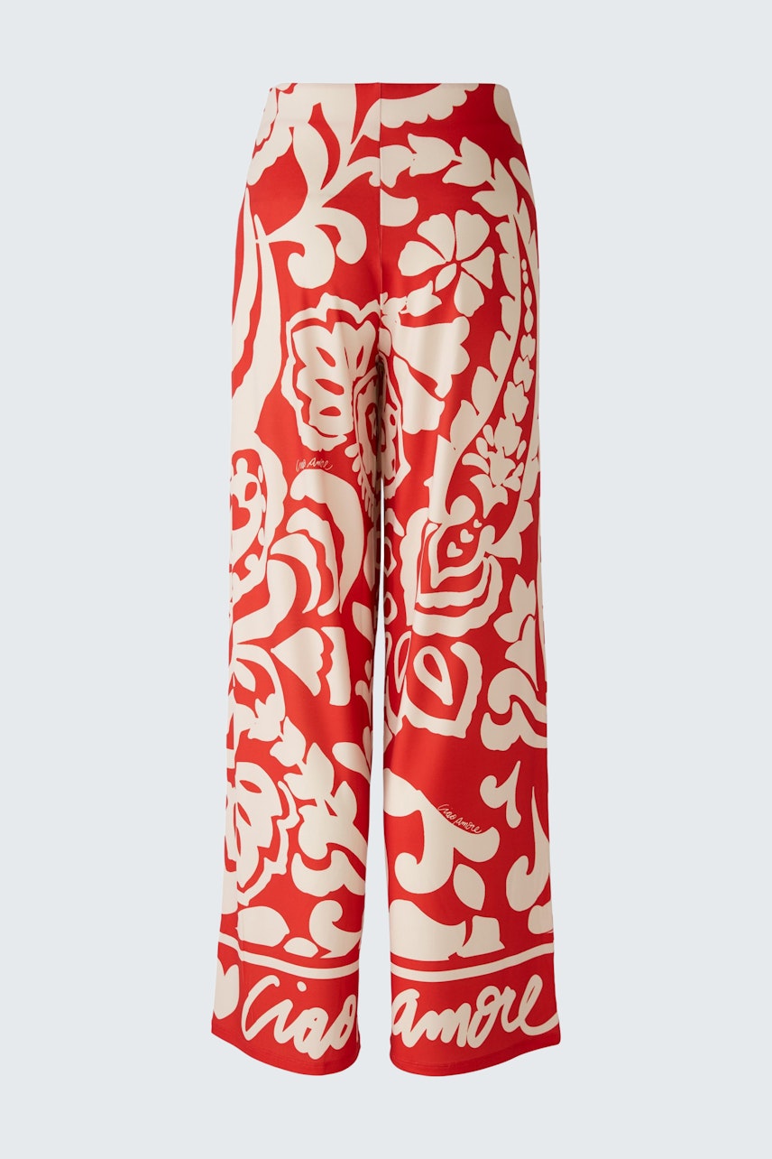 Bild 9 von Marlene trousers - red white in red white | Oui